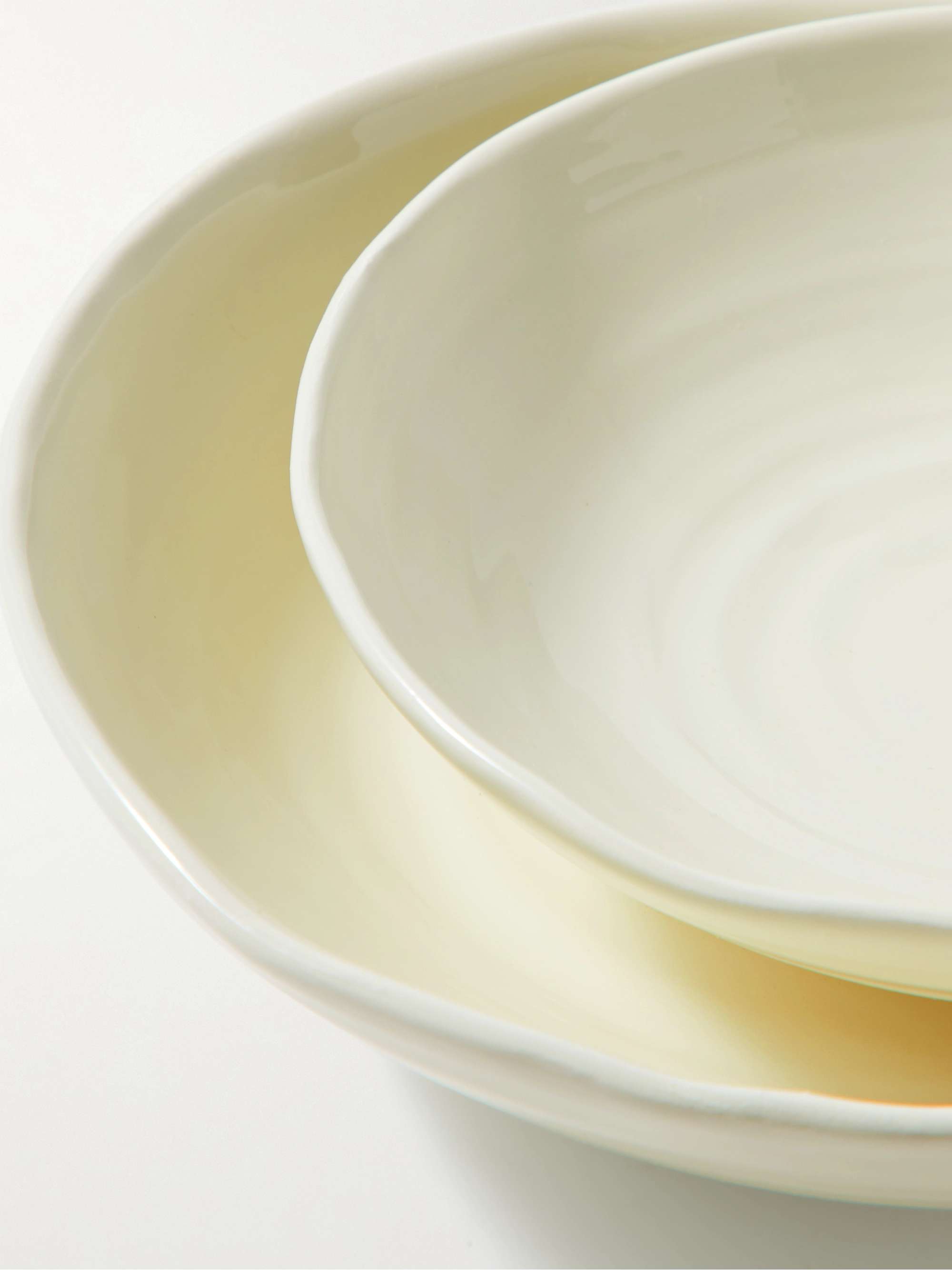 BRUNELLO CUCINELLI Set of Two Glazed Ceramic Bowls