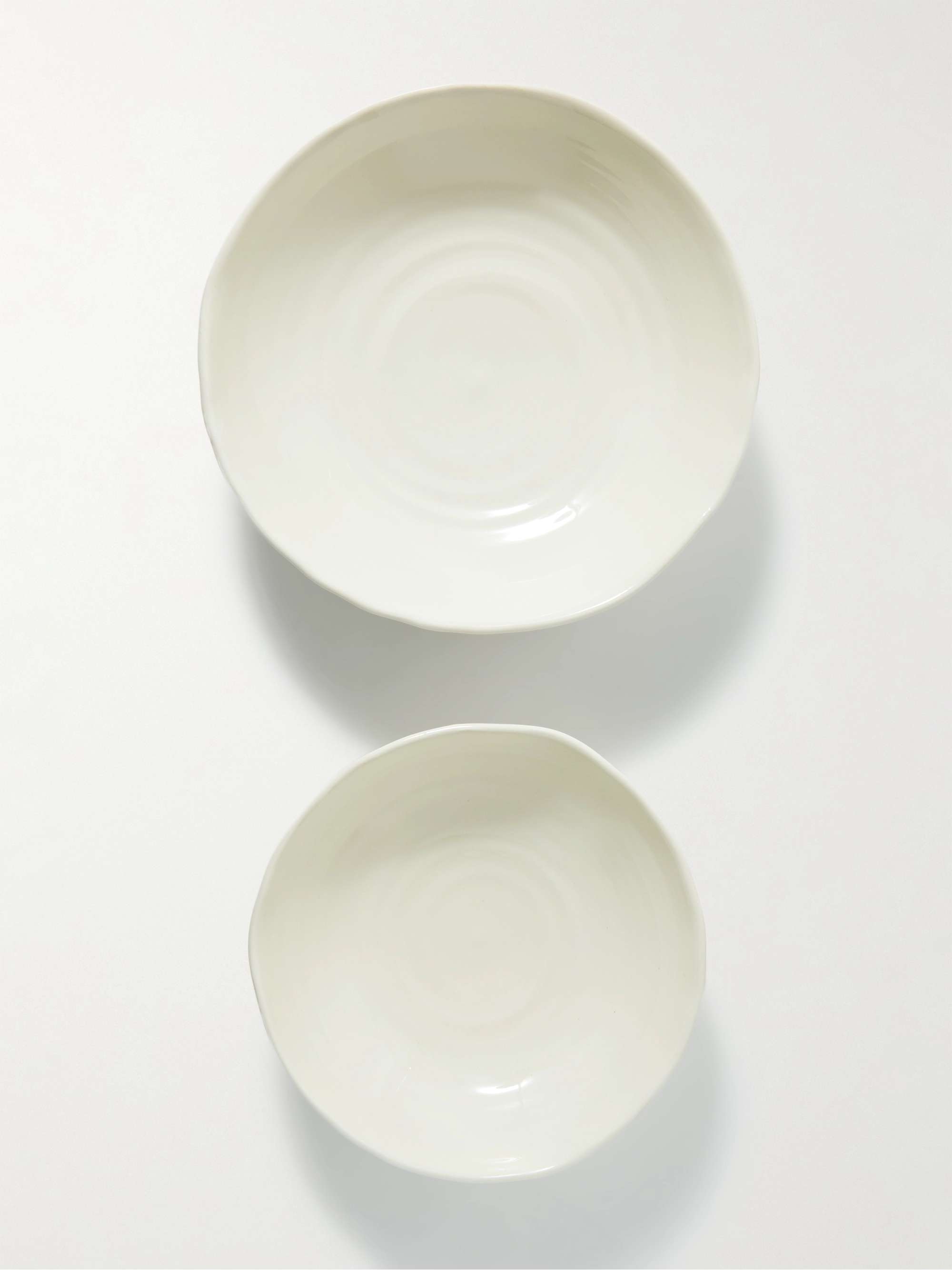 BRUNELLO CUCINELLI Set of Two Glazed Ceramic Bowls