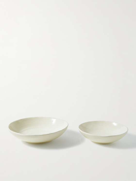 mrporter.com | Set of Two Glazed Ceramic Bowls