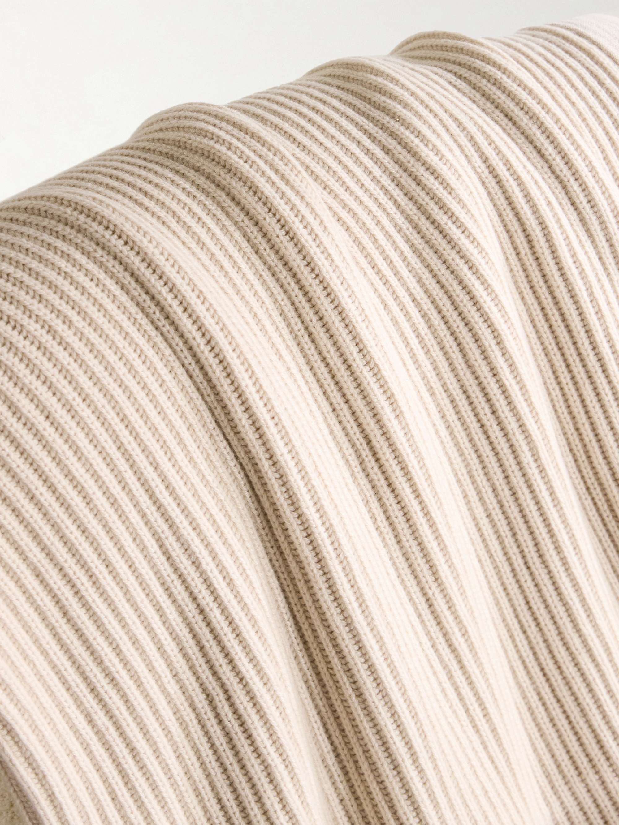 BRUNELLO CUCINELLI Ribbed Cashmere Blanket