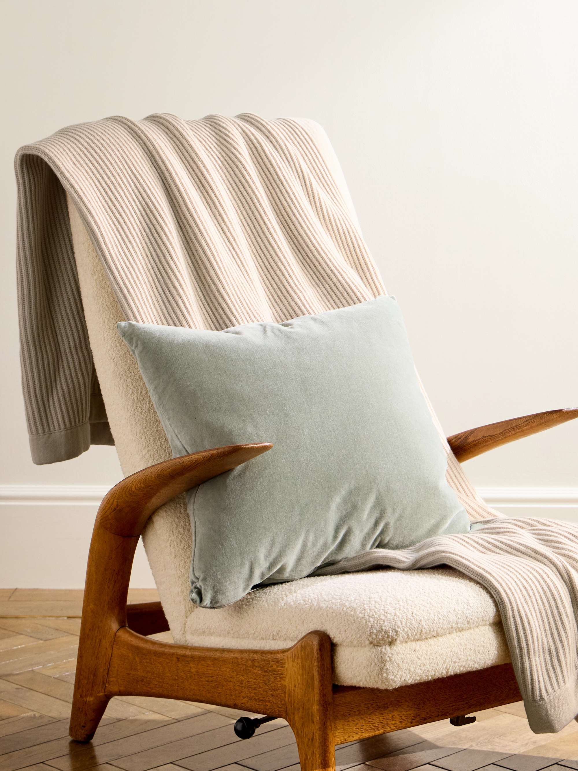 BRUNELLO CUCINELLI Ribbed Cashmere Blanket