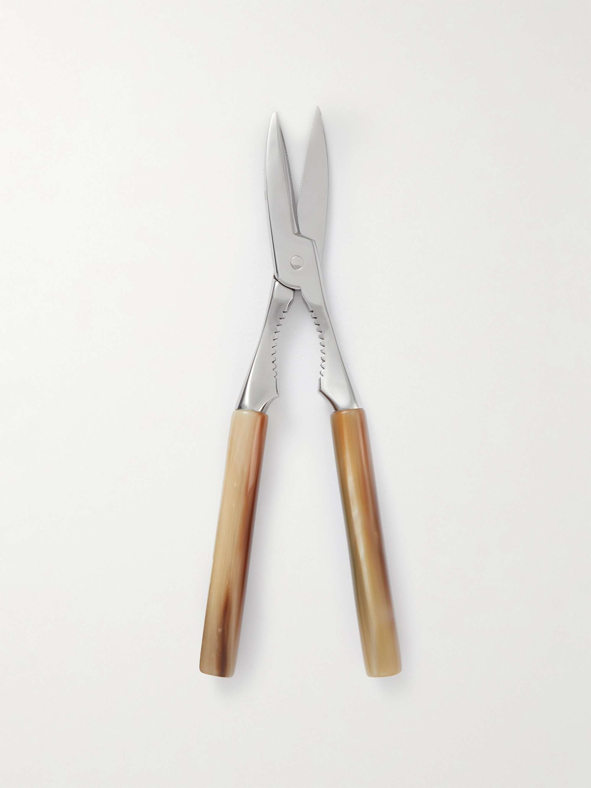 BRUNELLO CUCINELLI Stainless Steel and Horn Lobster Pliers