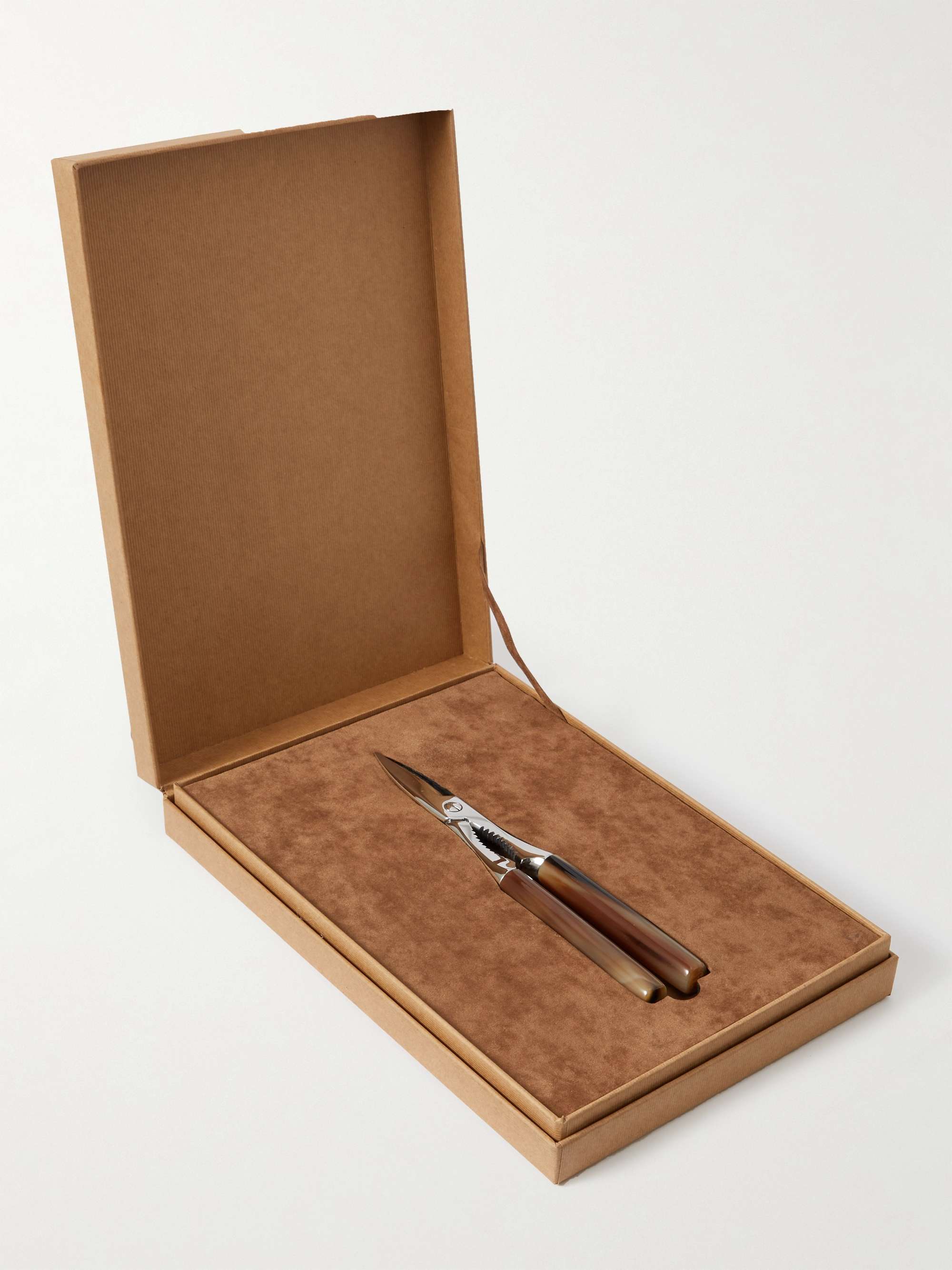 BRUNELLO CUCINELLI Stainless Steel and Horn Lobster Pliers