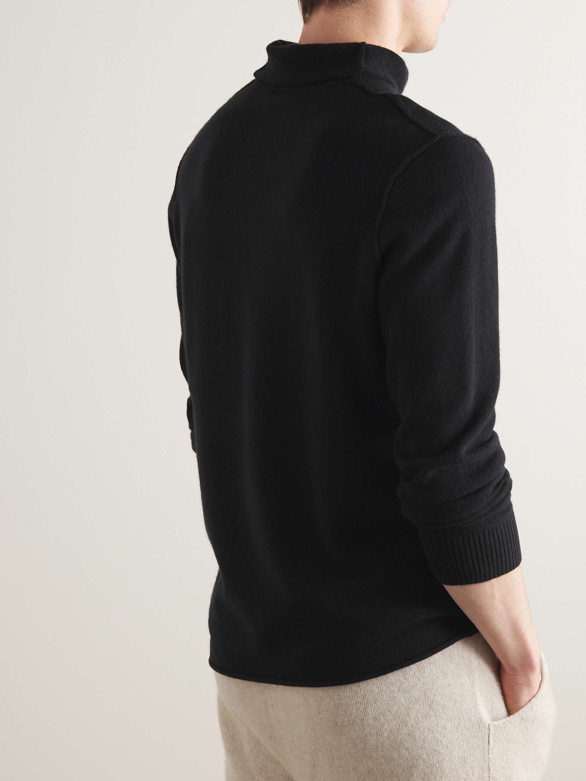 JAMES PERSE Recycled-Cashmere Rollneck Sweater