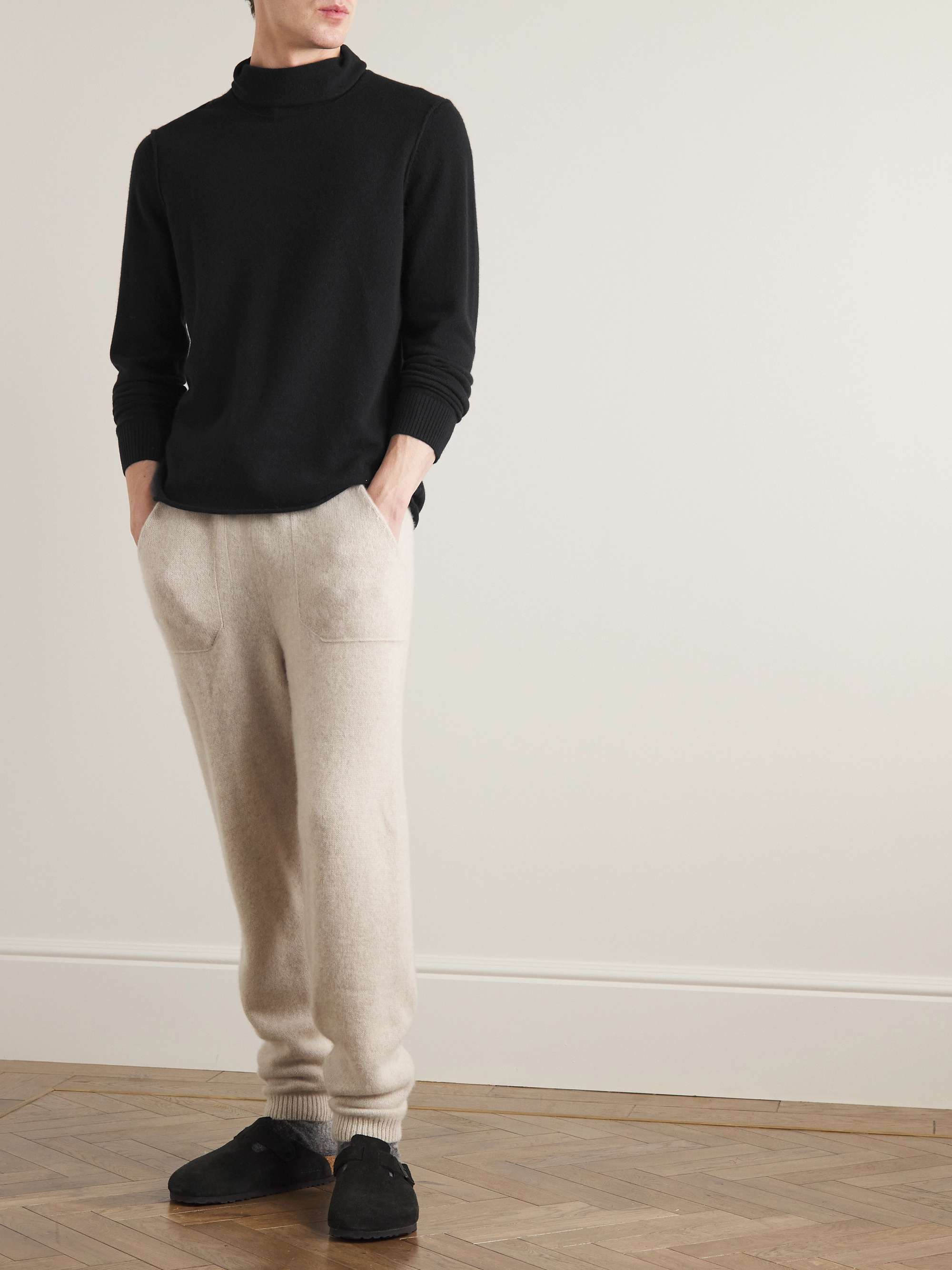 JAMES PERSE Recycled-Cashmere Rollneck Sweater