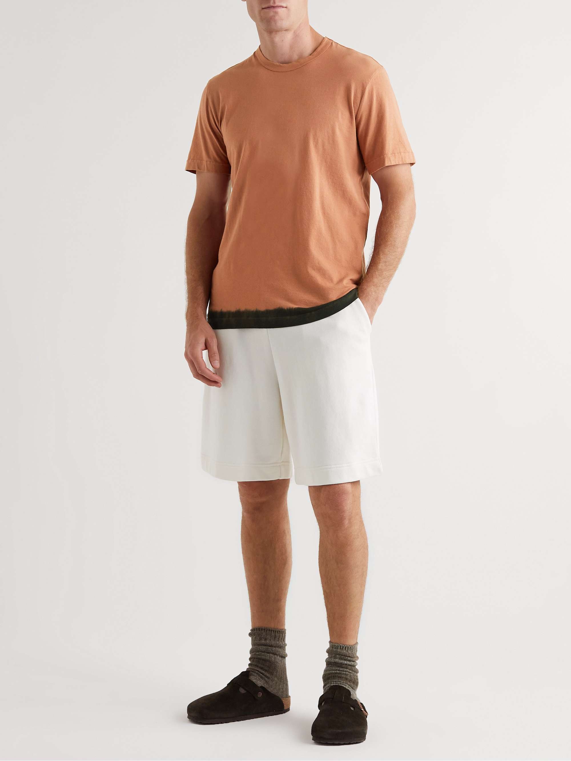 JAMES PERSE Garment-Dyed Cotton-Jersey T-Shirt