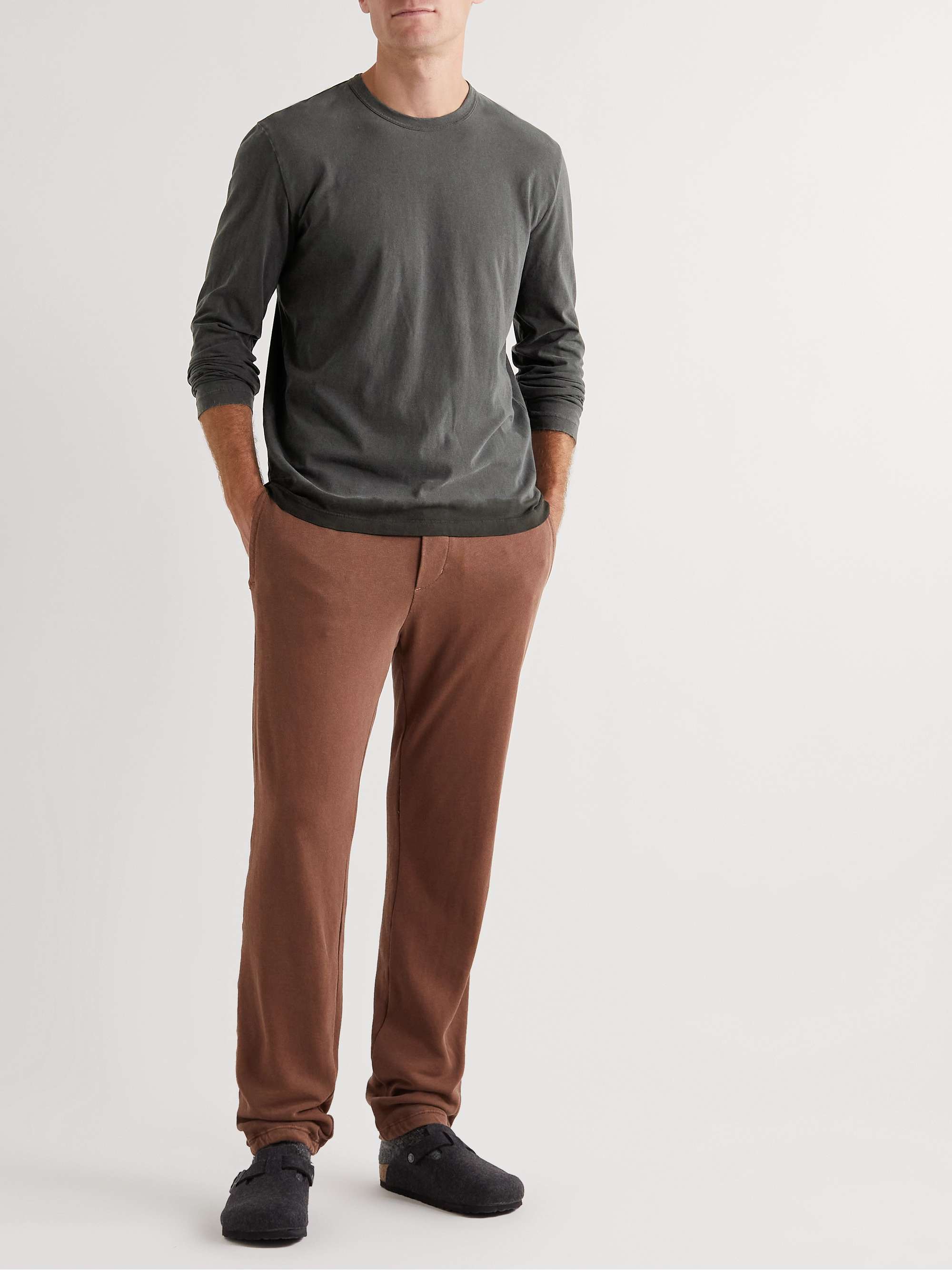 JAMES PERSE Garment-Dyed Cotton-Jersey T-Shirt