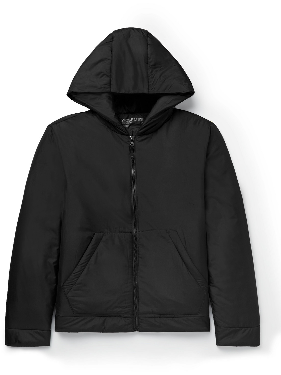 James Perse Shell Hooded Jacket In Black