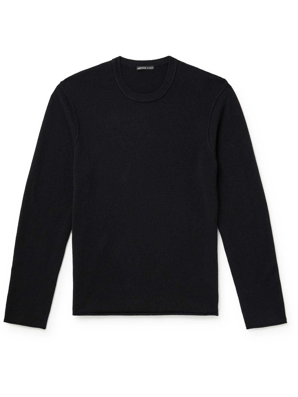 James Perse Recycled-cashmere Jumper In Black