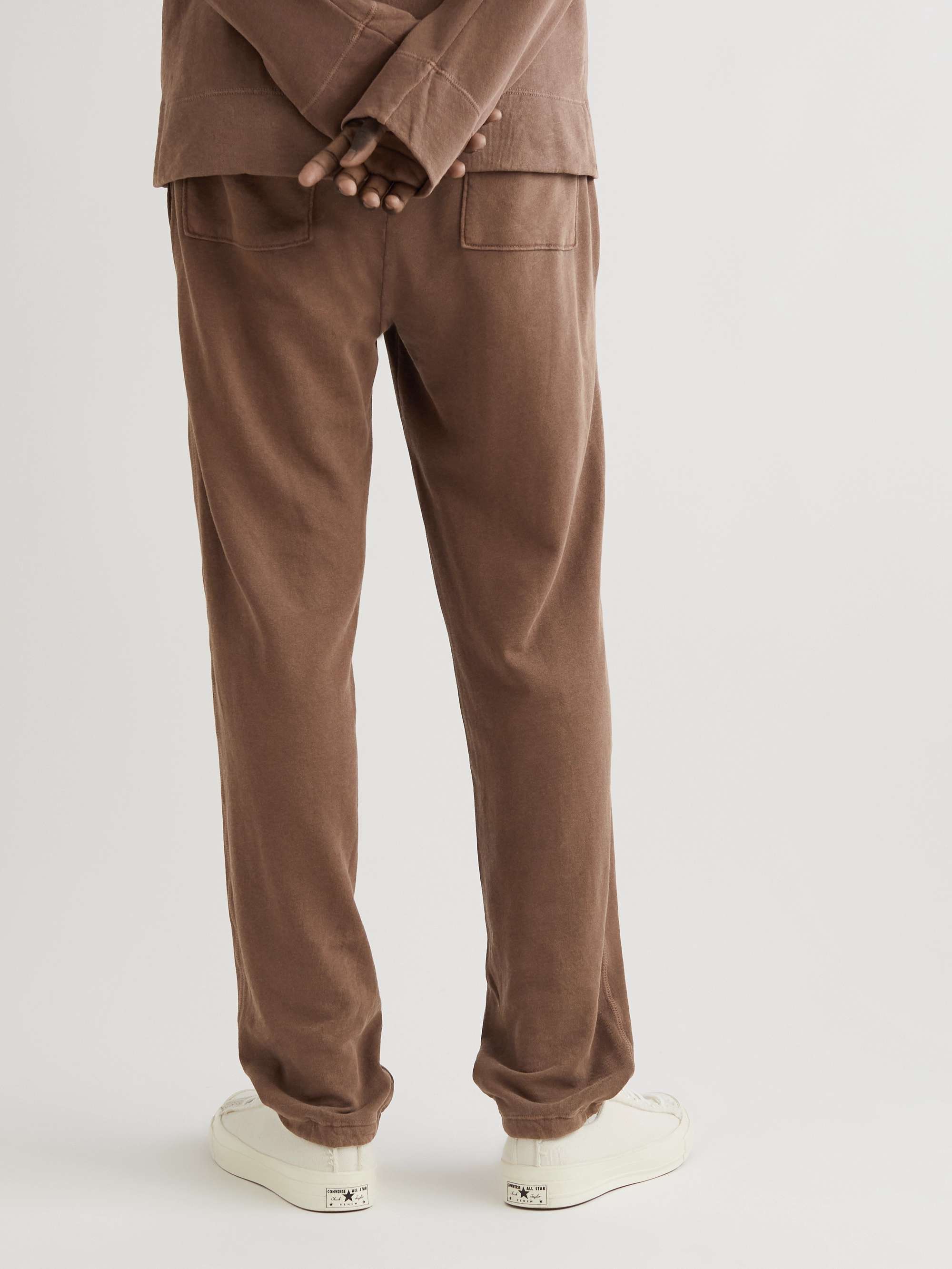 JAMES PERSE Tapered Supima Cotton-Jersey Sweatpants