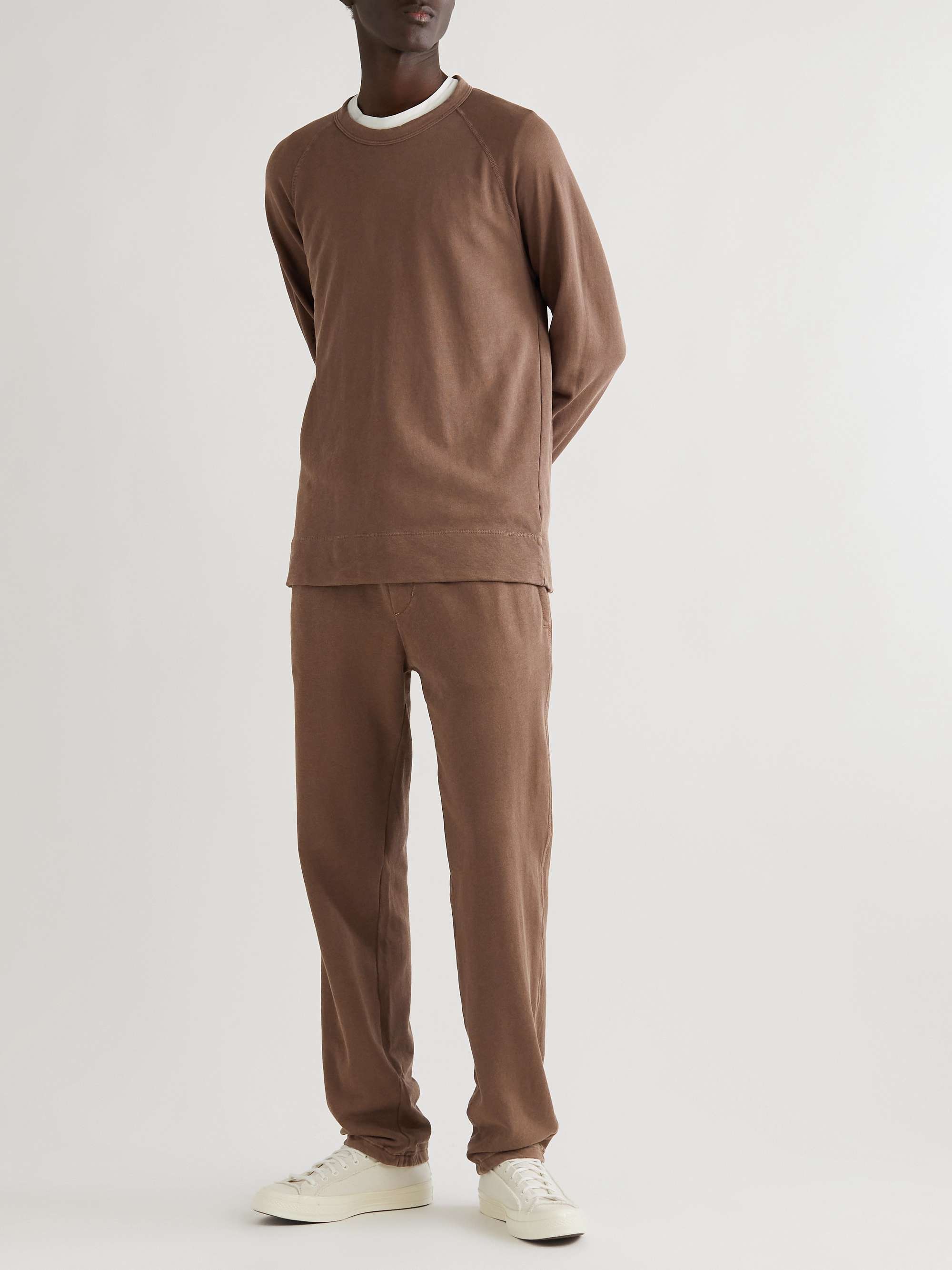 JAMES PERSE Tapered Supima Cotton-Jersey Sweatpants