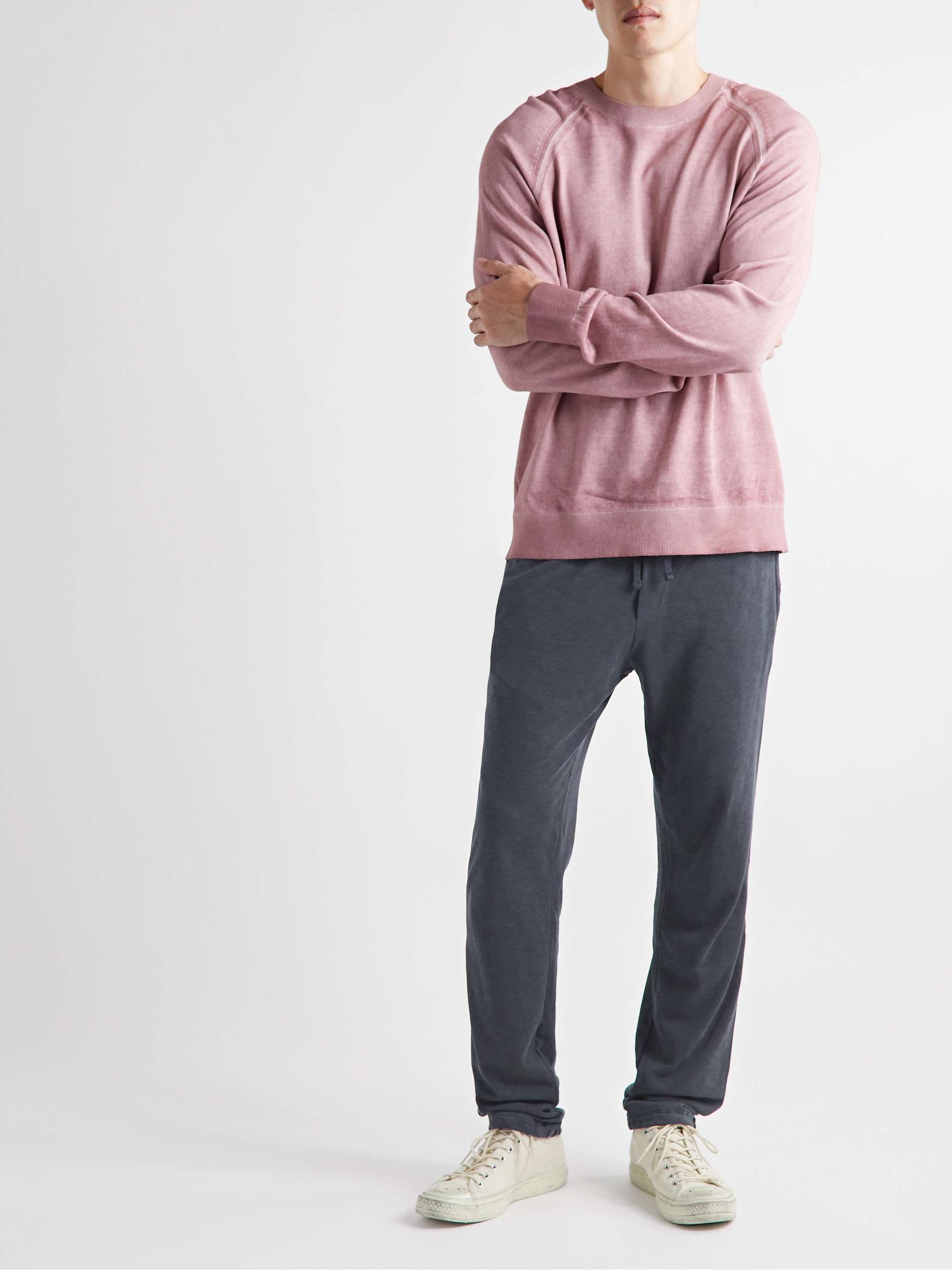 JAMES PERSE Tapered Supima Cotton-Jersey Sweatpants