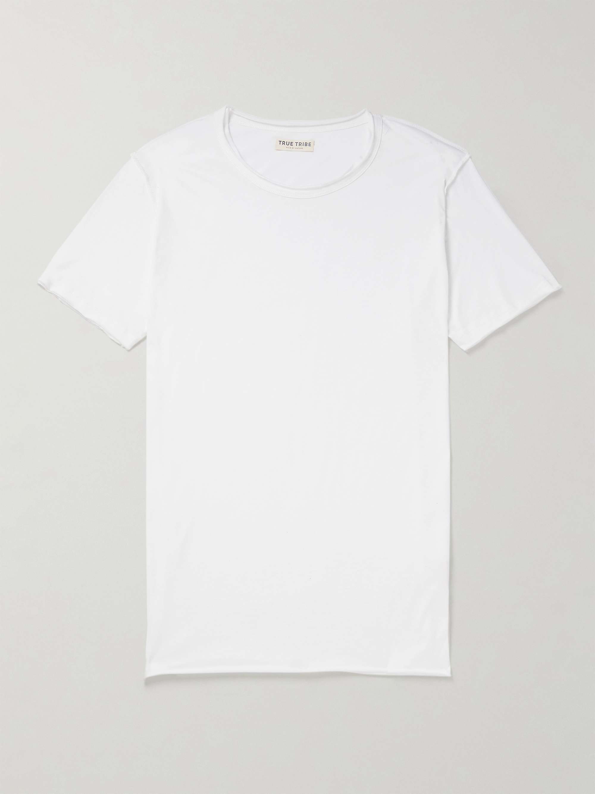 TRUE TRIBE Franco Distressed Cotton-Jersey T-Shirt for Men | MR PORTER