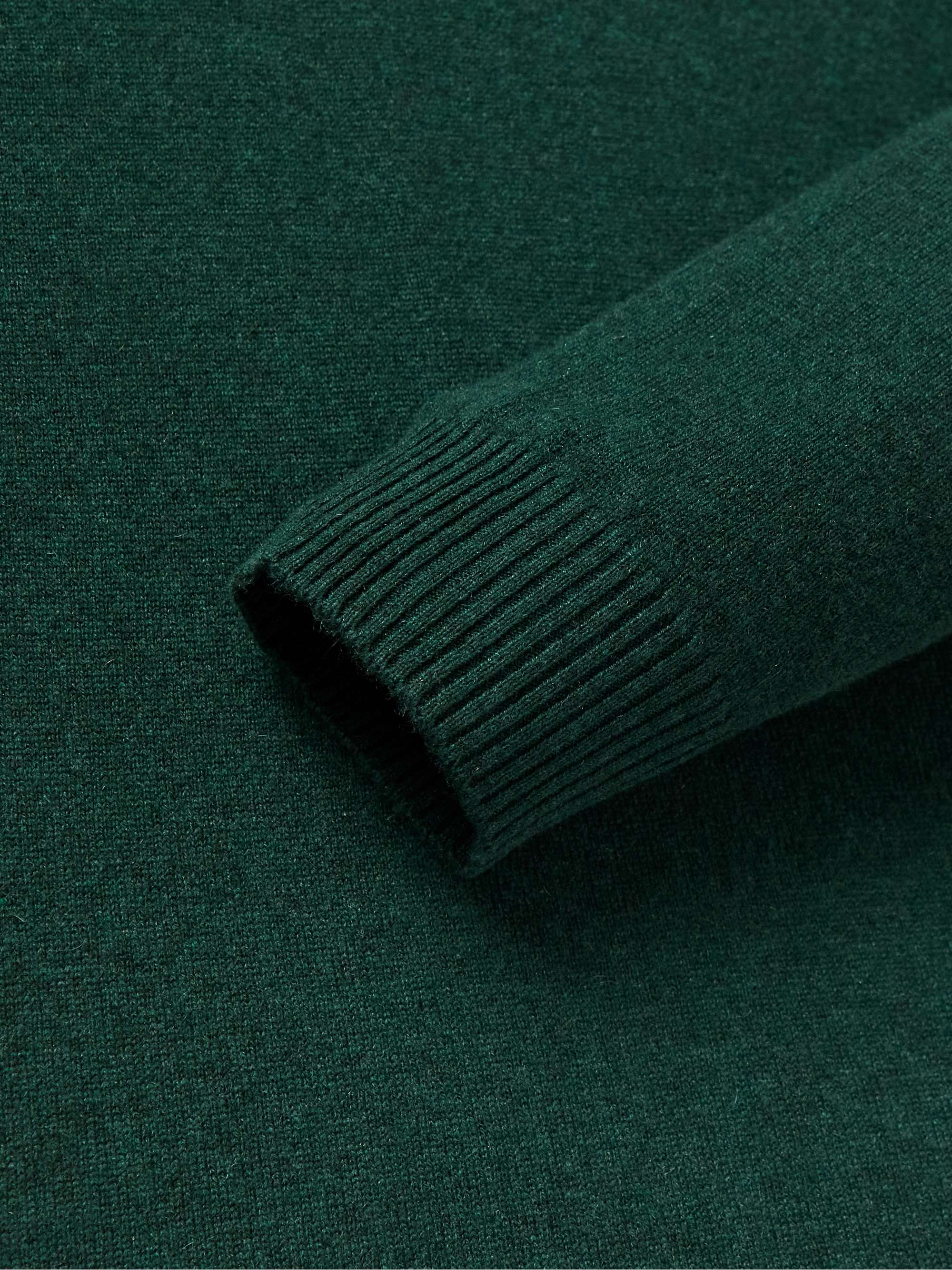 DEREK ROSE Finley Half-Zip Cashmere Sweater