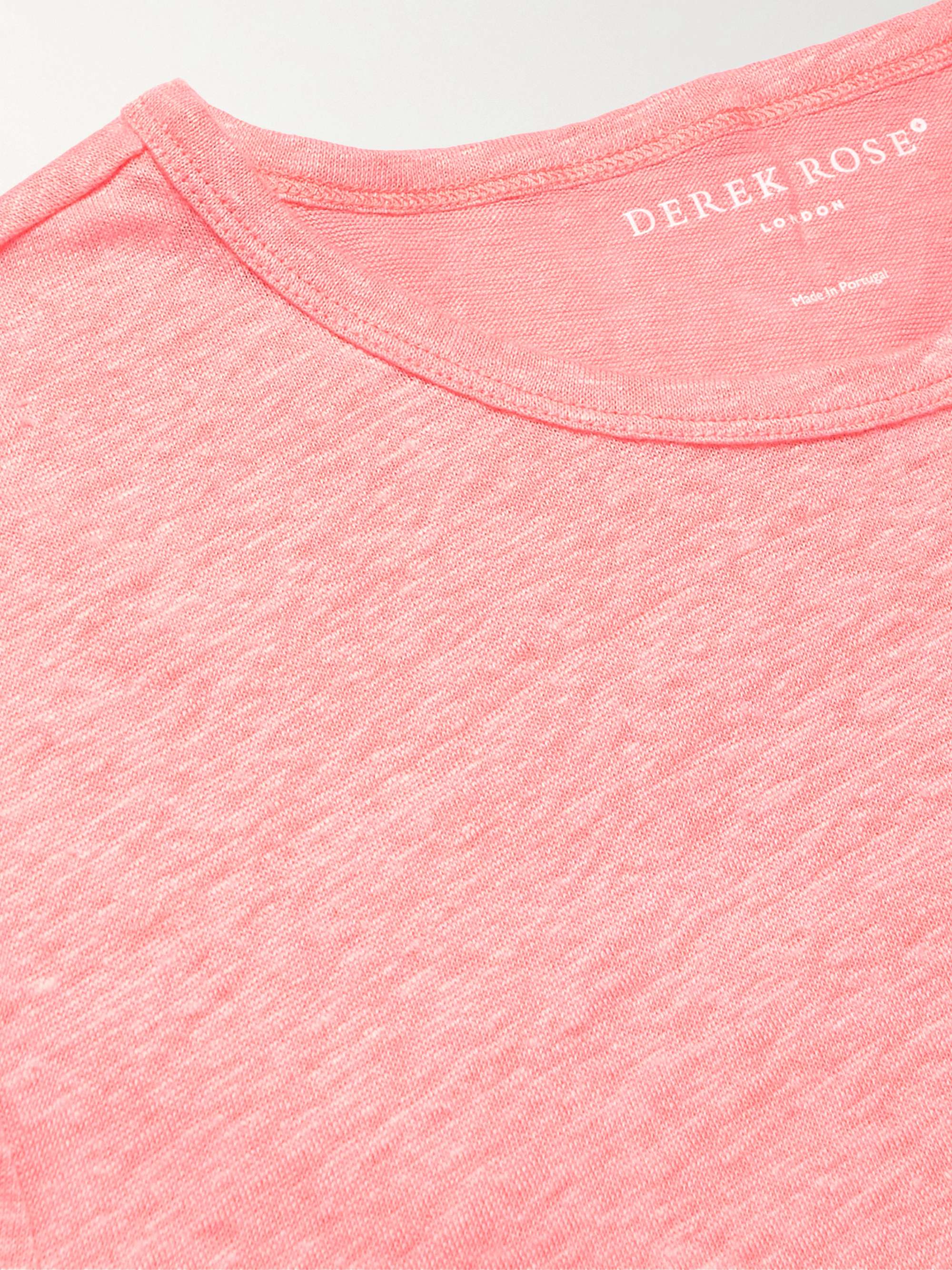 DEREK ROSE Jordan 2 Linen-Jersey T-Shirt