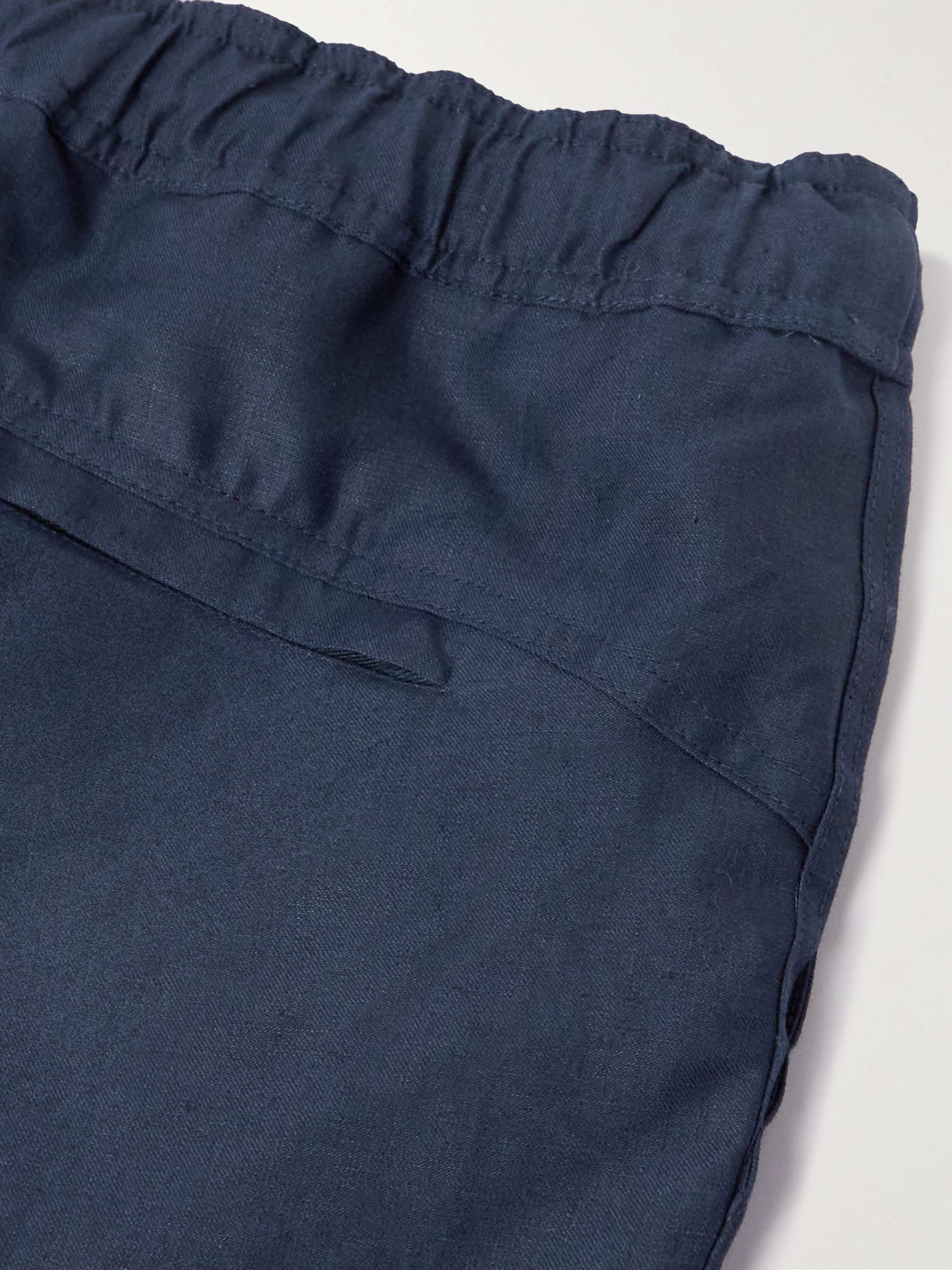 DEREK ROSE Sydney Linen Drawstring Shorts