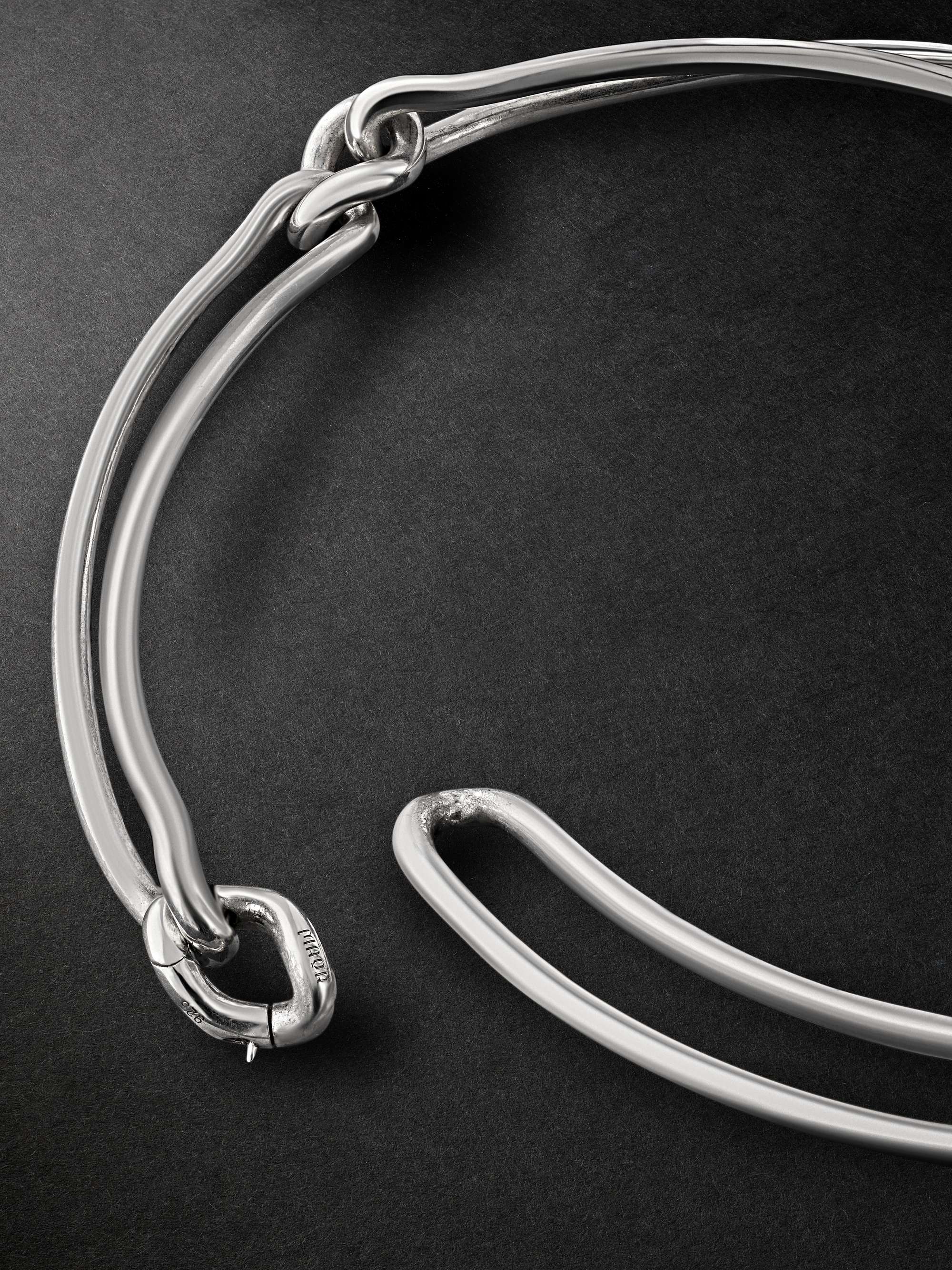 MAOR Unity Link Silver Necklace