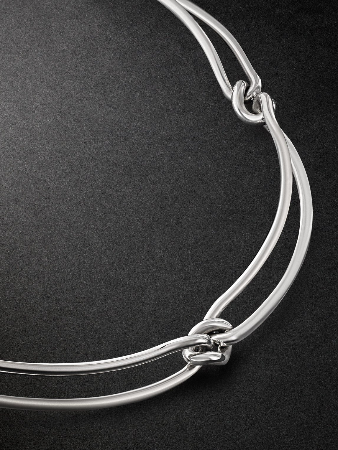 Maor Unity Link Silver Necklace In Silver