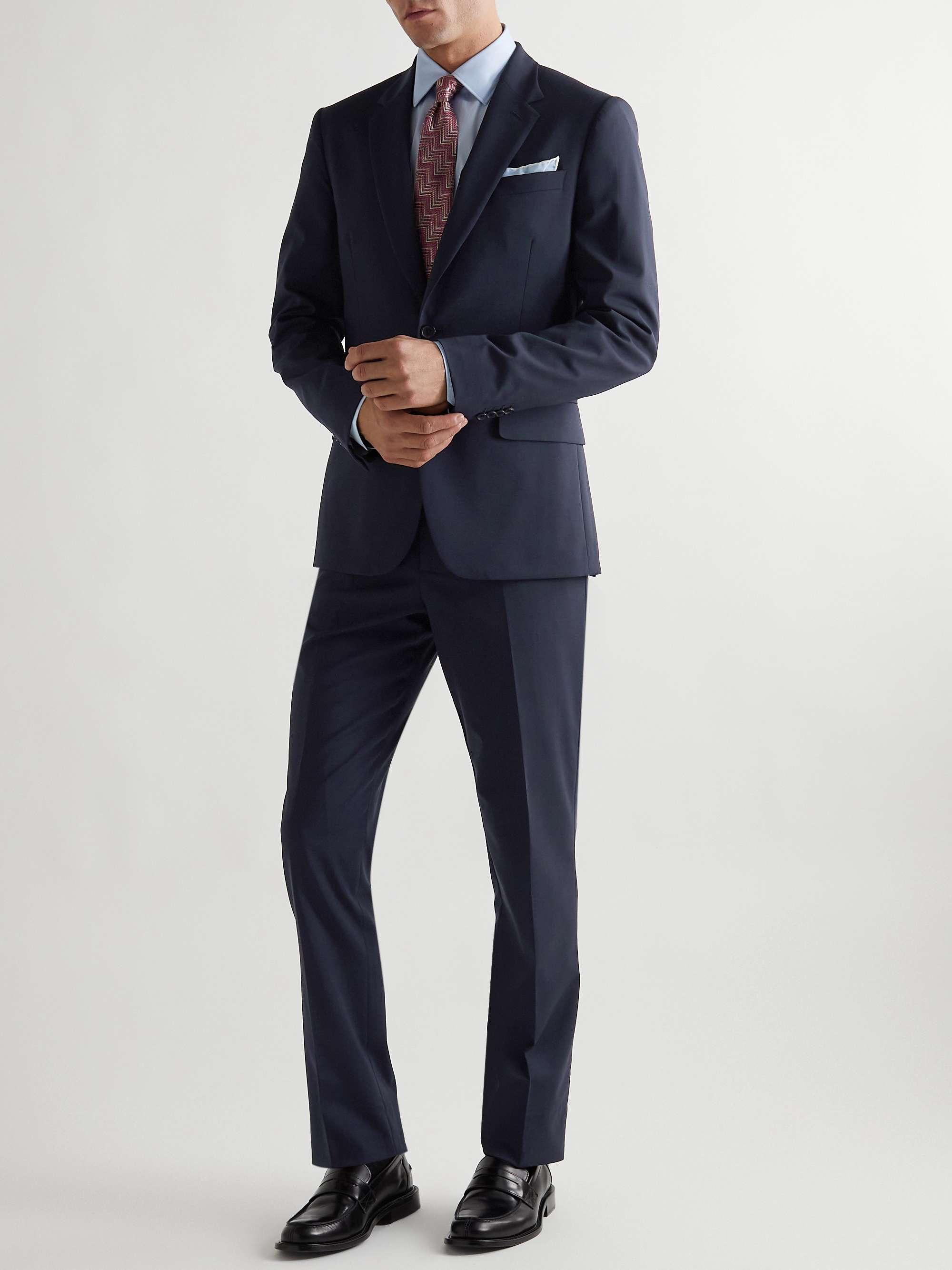 Slim-Fit Stretch-Wool Suit Jacket