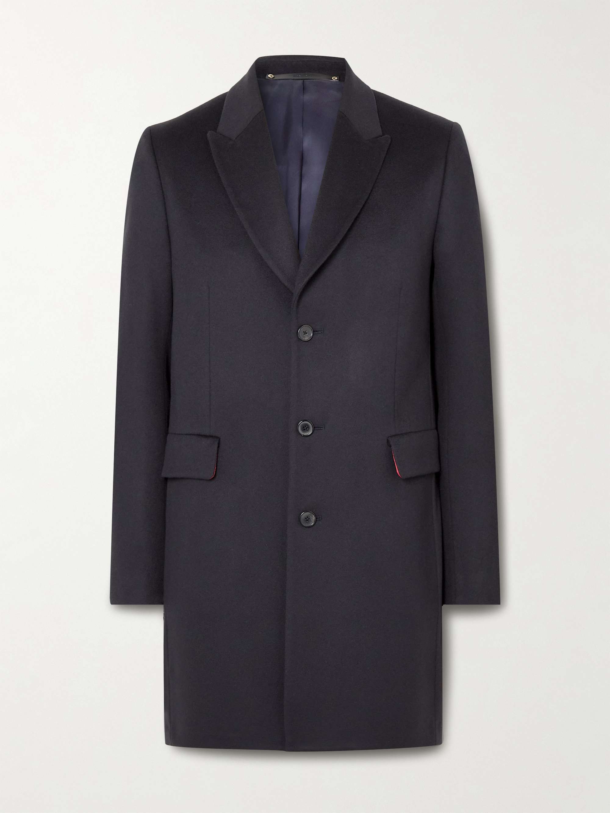 PAUL SMITH Epsom Wool and Cashmere-Blend Felt Overcoat