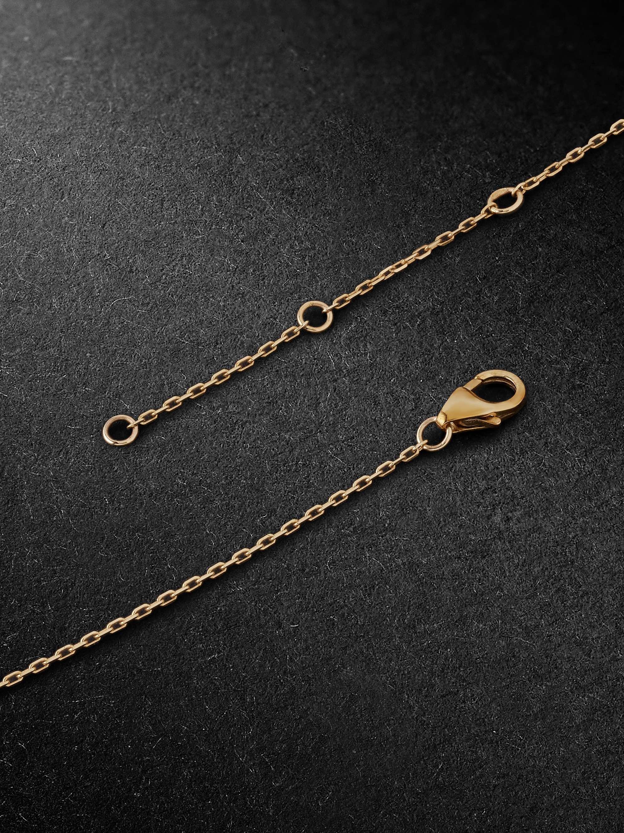 YVONNE LÉON Gold, Malachite and Diamond Pendant Necklace