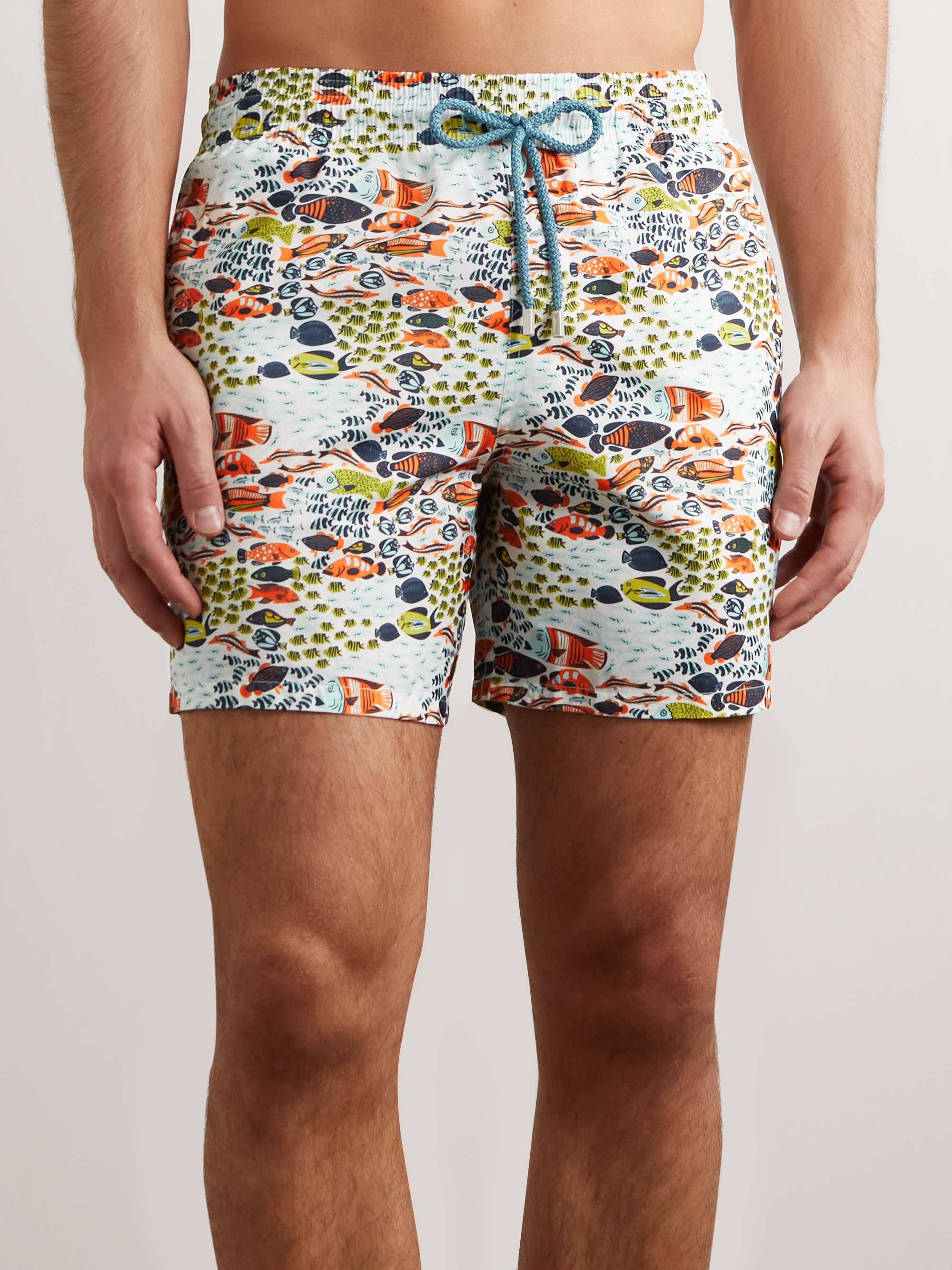 VILEBREQUIN Mahina Straight-Leg Mid-Length Recycled Swim Shorts for Men ...