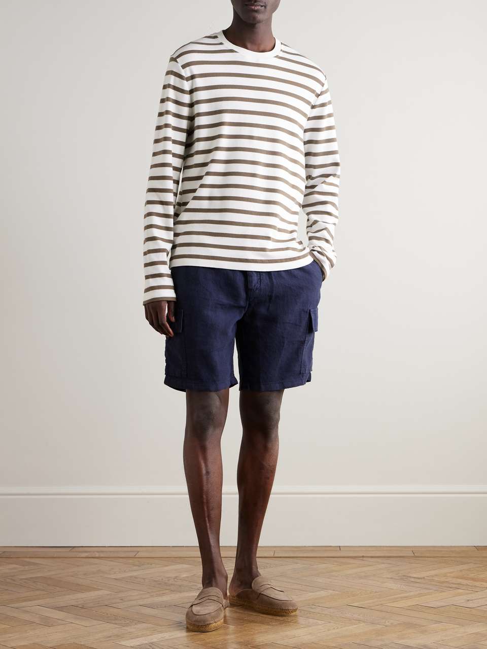 VILEBREQUIN Straight-Leg Linen Drawstring Cargo Shorts for Men | MR PORTER