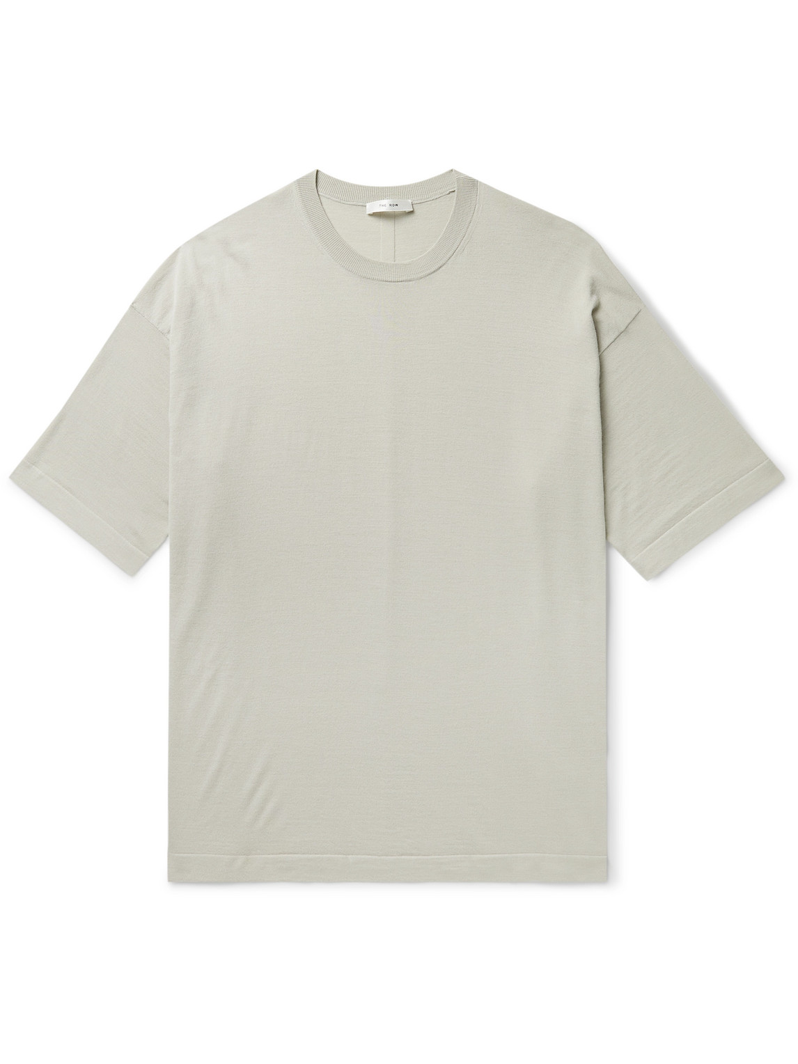 The Row - Dlomu Wool-Jersey T-Shirt - Curated Menswear