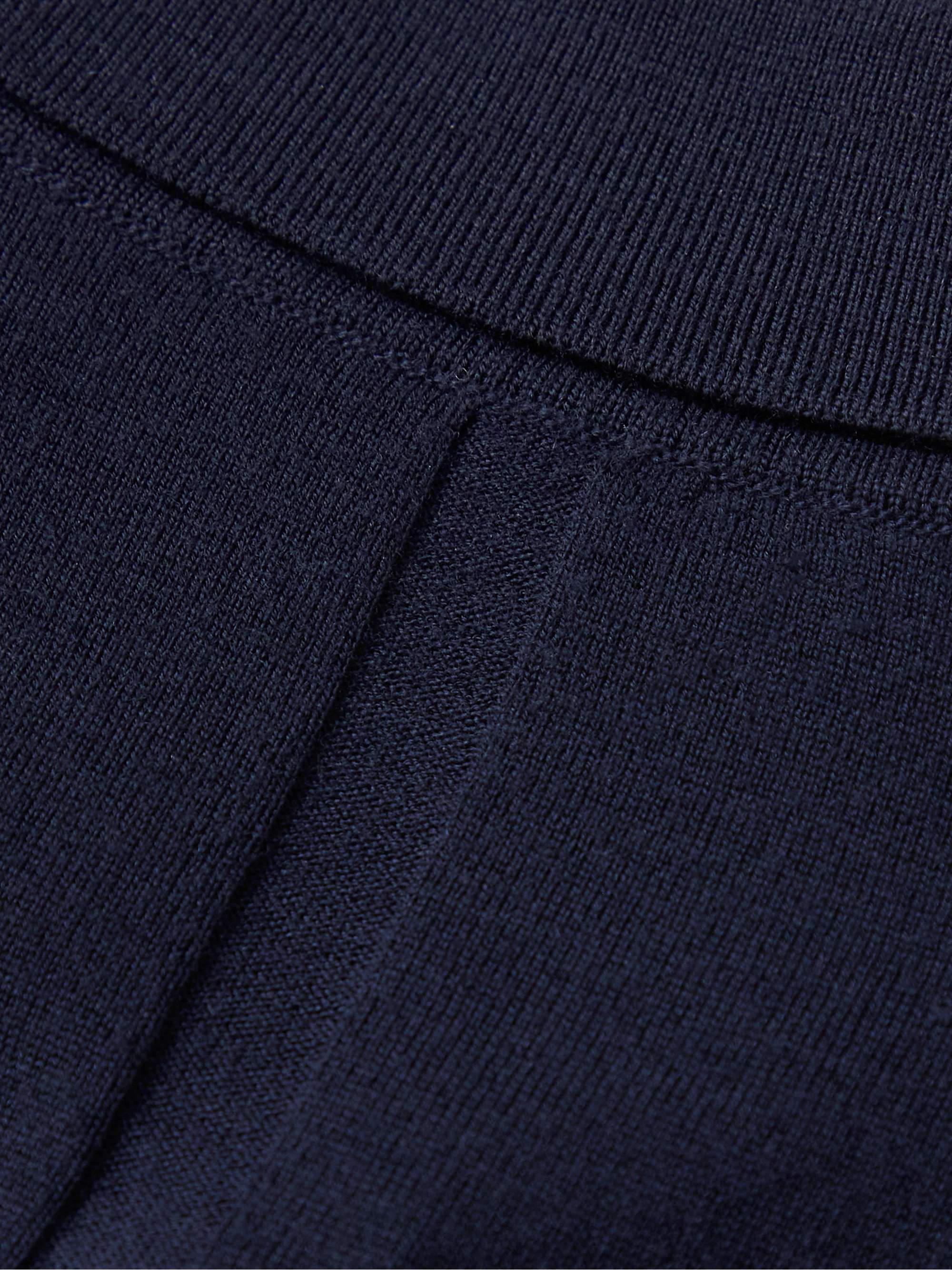 THE ROW Djon Wool Polo Shirt