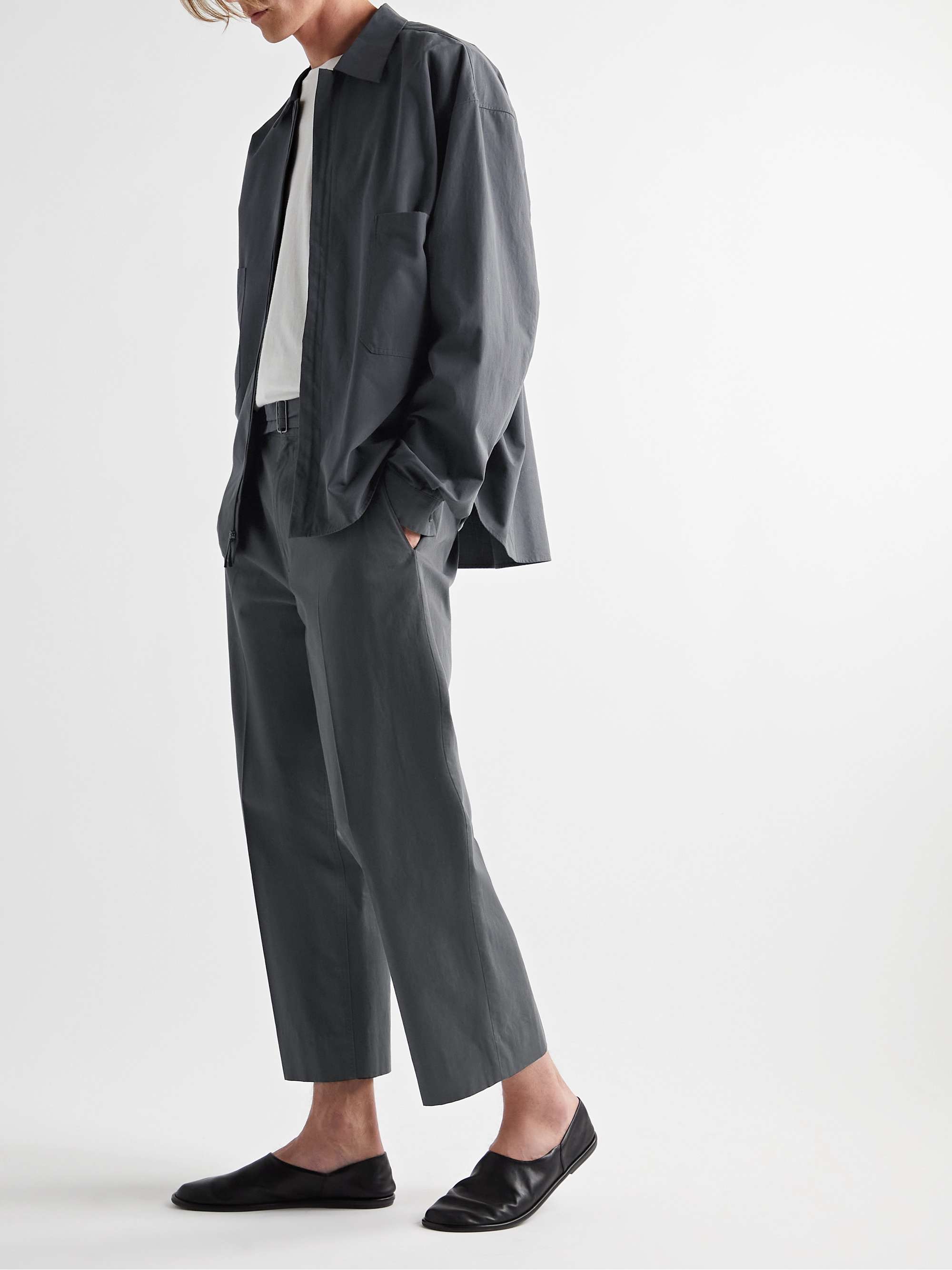 THE ROW Amoneto Cotton-Poplin Overshirt