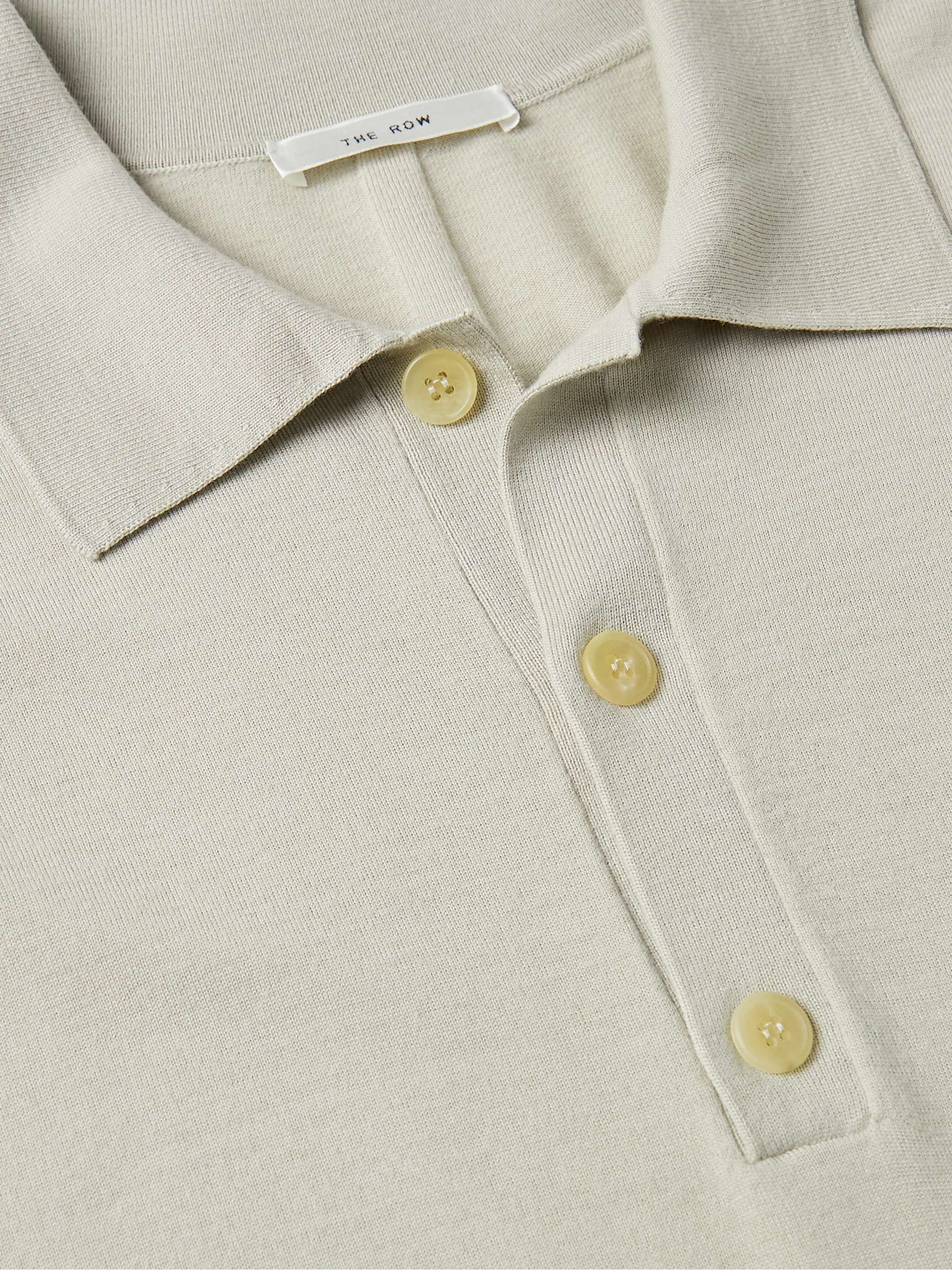 THE ROW Djon Wool Polo Shirt