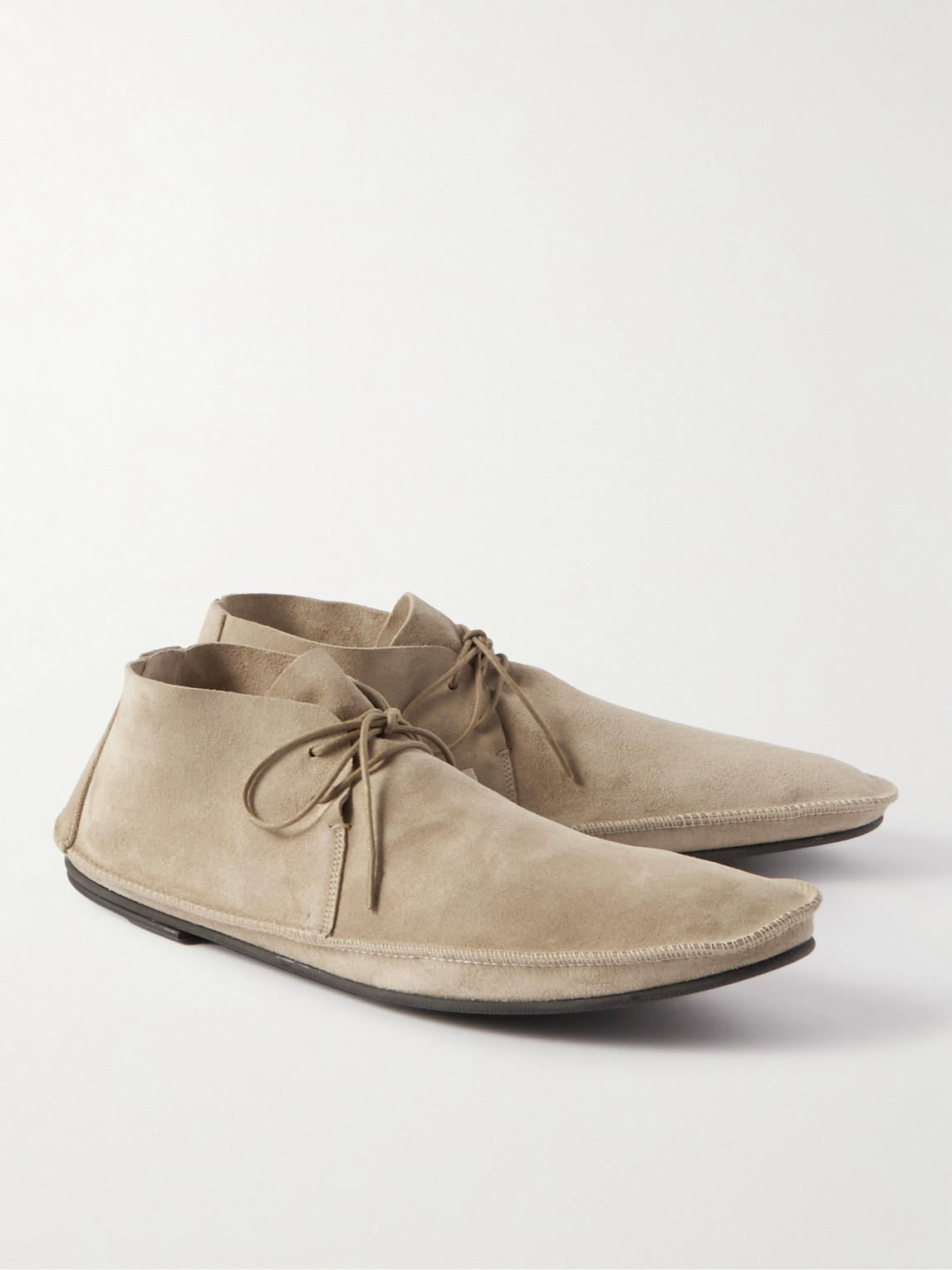 Shop The Row Tyler Suede Chukka Boot In Neutrals