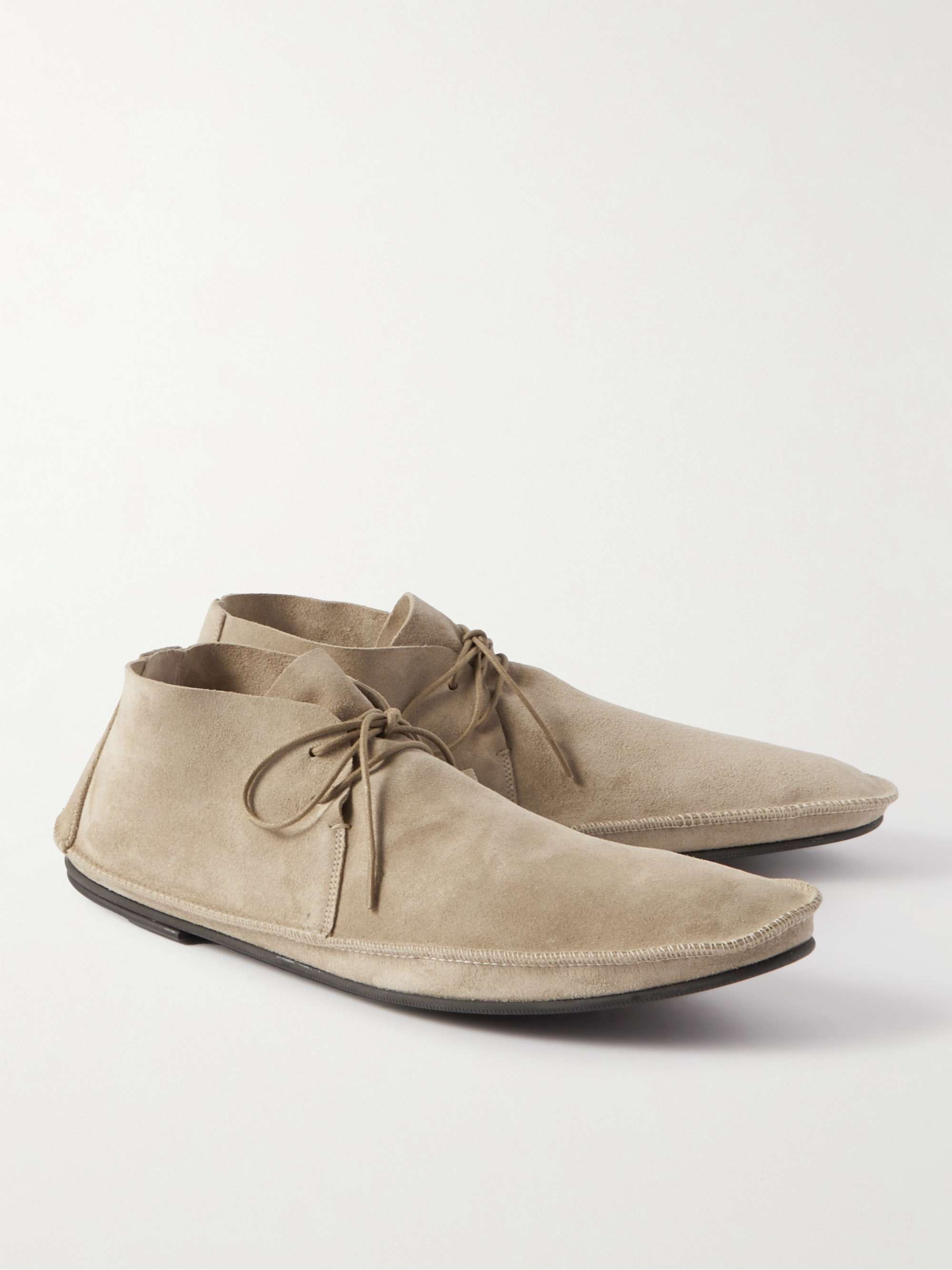 THE ROW Tyler Suede Loafers