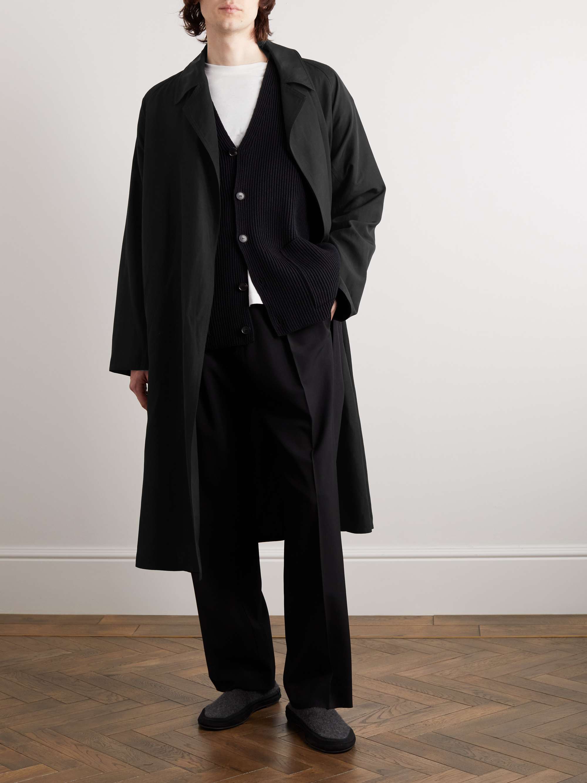 THE ROW Emilio Silk and Linen-Blend Twill Coat for Men