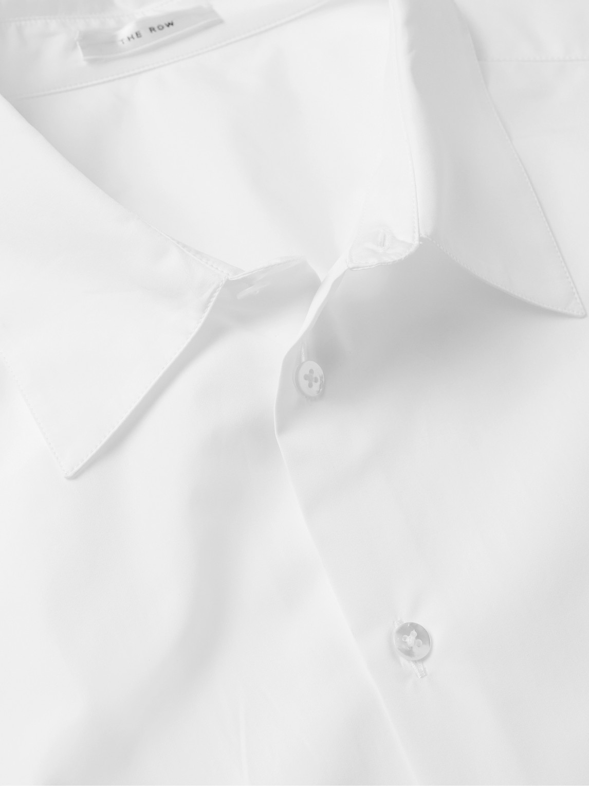 Shop The Row Lukre Oversized Cotton-poplin Shirt In White