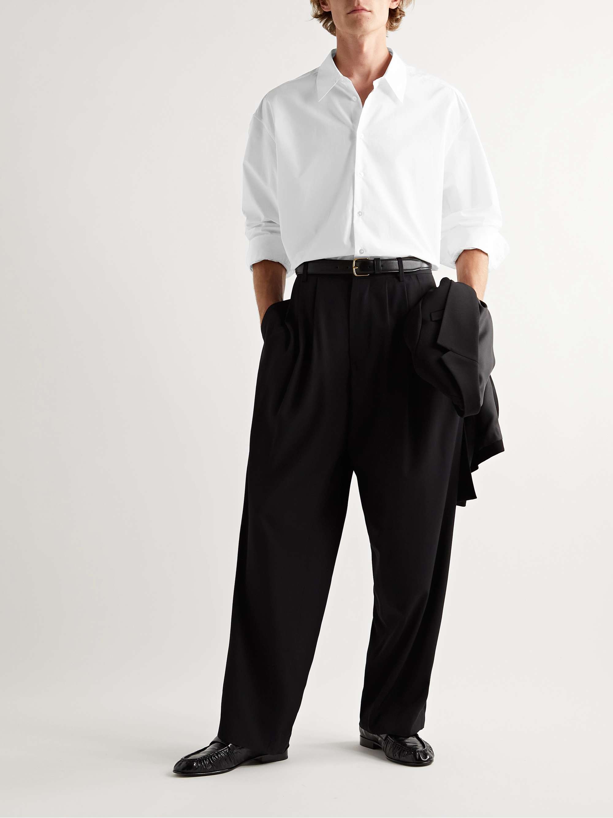 THE ROW Lukre Oversized Cotton-Poplin Shirt for Men | MR PORTER THE ROW Lukre Oversized Cotton-Poplin Shirt for Men | MR PORTER