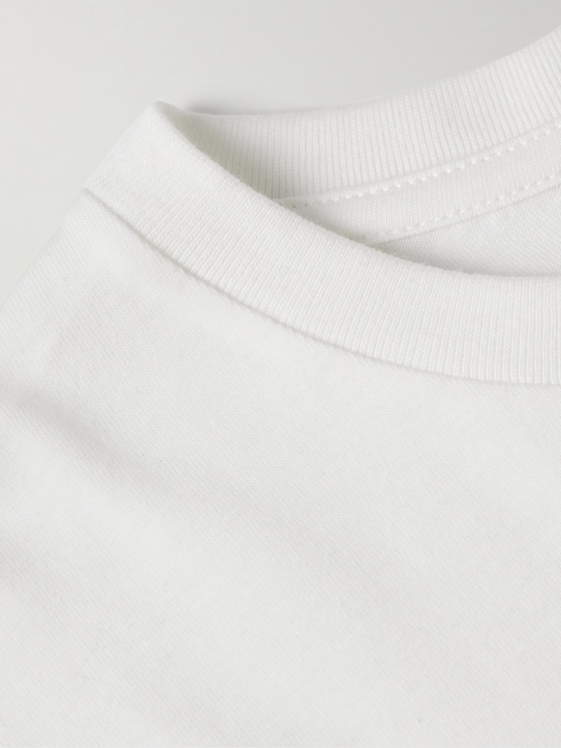 Shop The Row Leon Cotton-jersey T-shirt In White