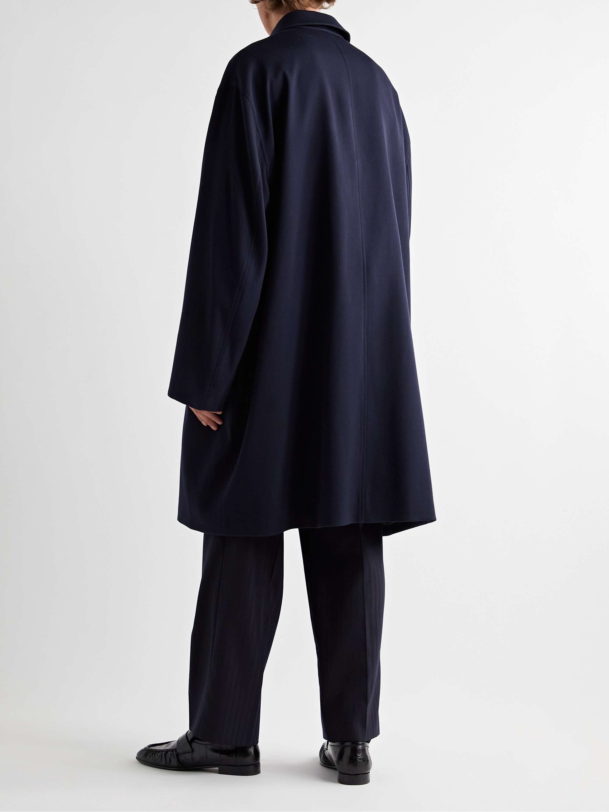 THE ROW Dennis Virgin Wool-Blend Twill Coat