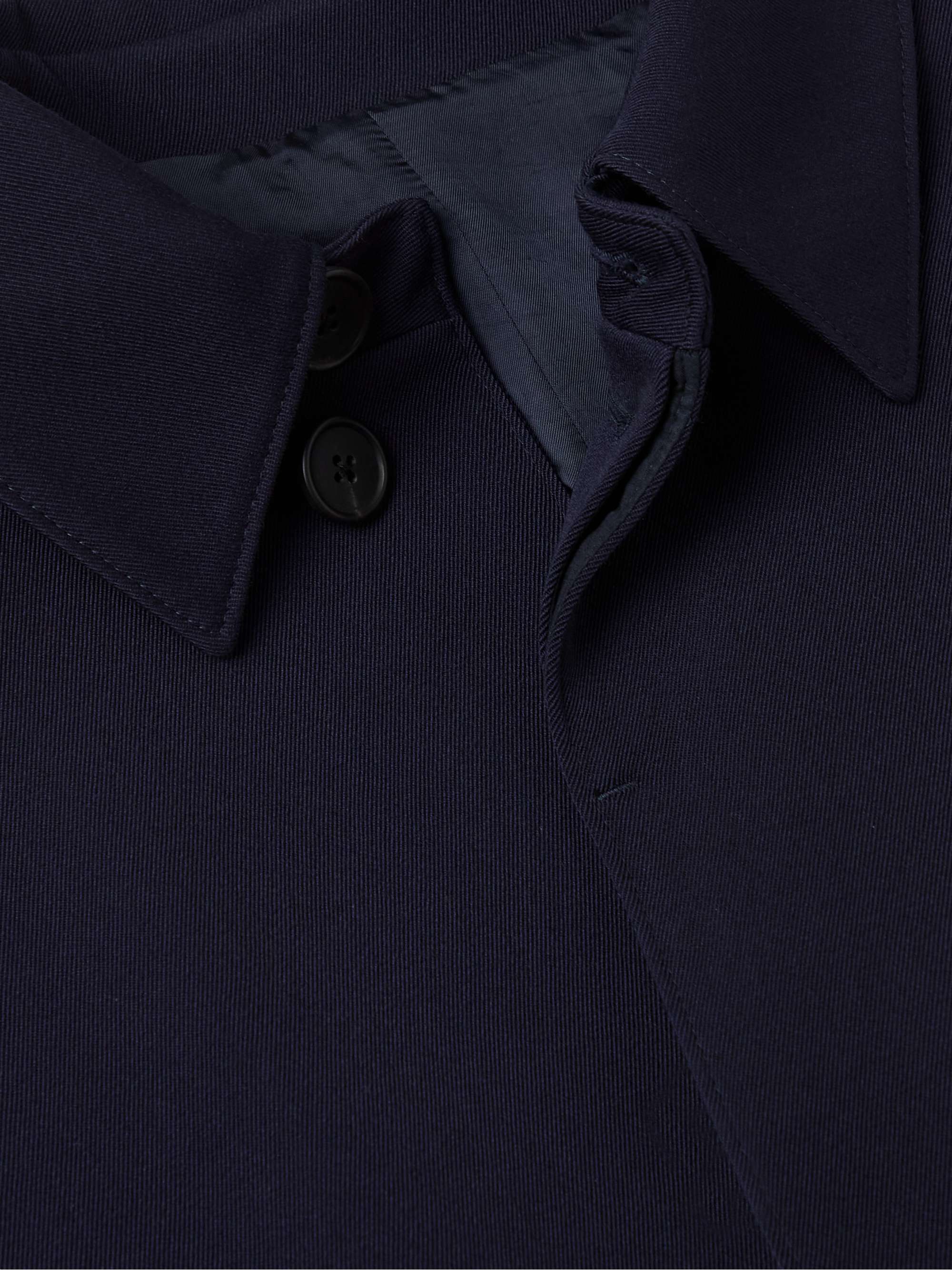 THE ROW Dennis Virgin Wool-Blend Twill Coat