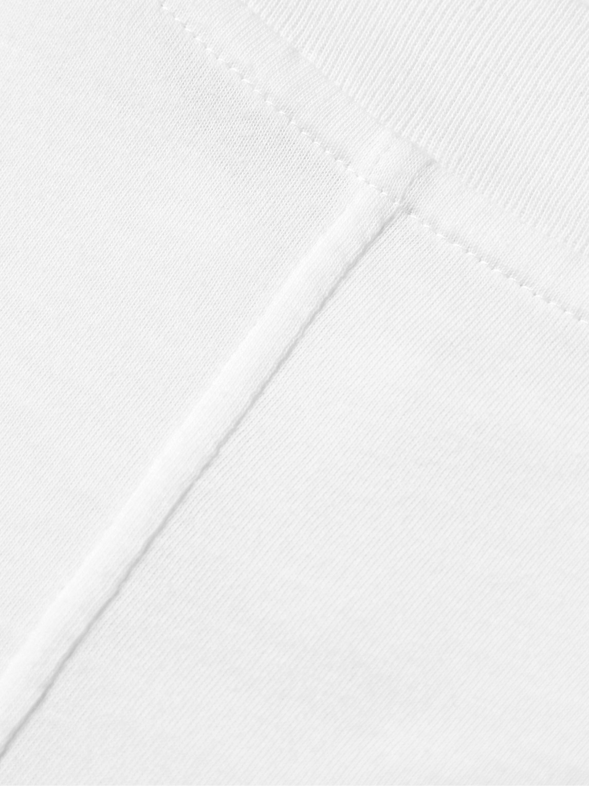 The Row Dustin Cotton-jersey T-shirt In White