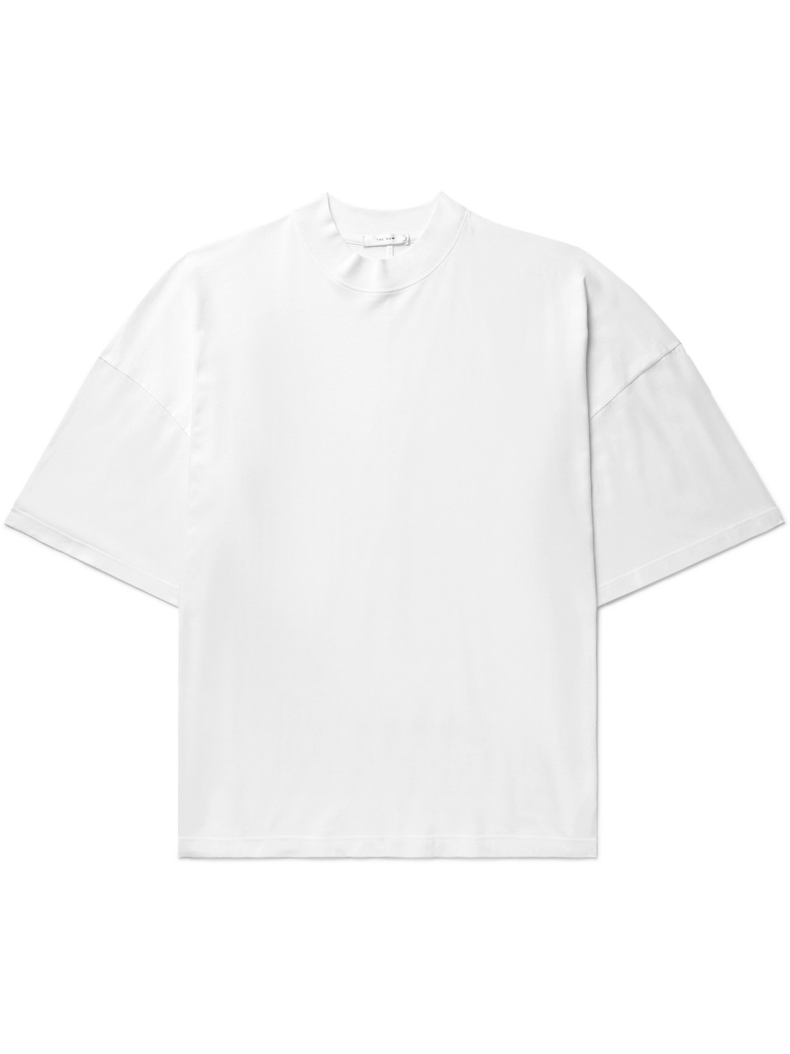 The Row Dustin Cotton-jersey T-shirt In White