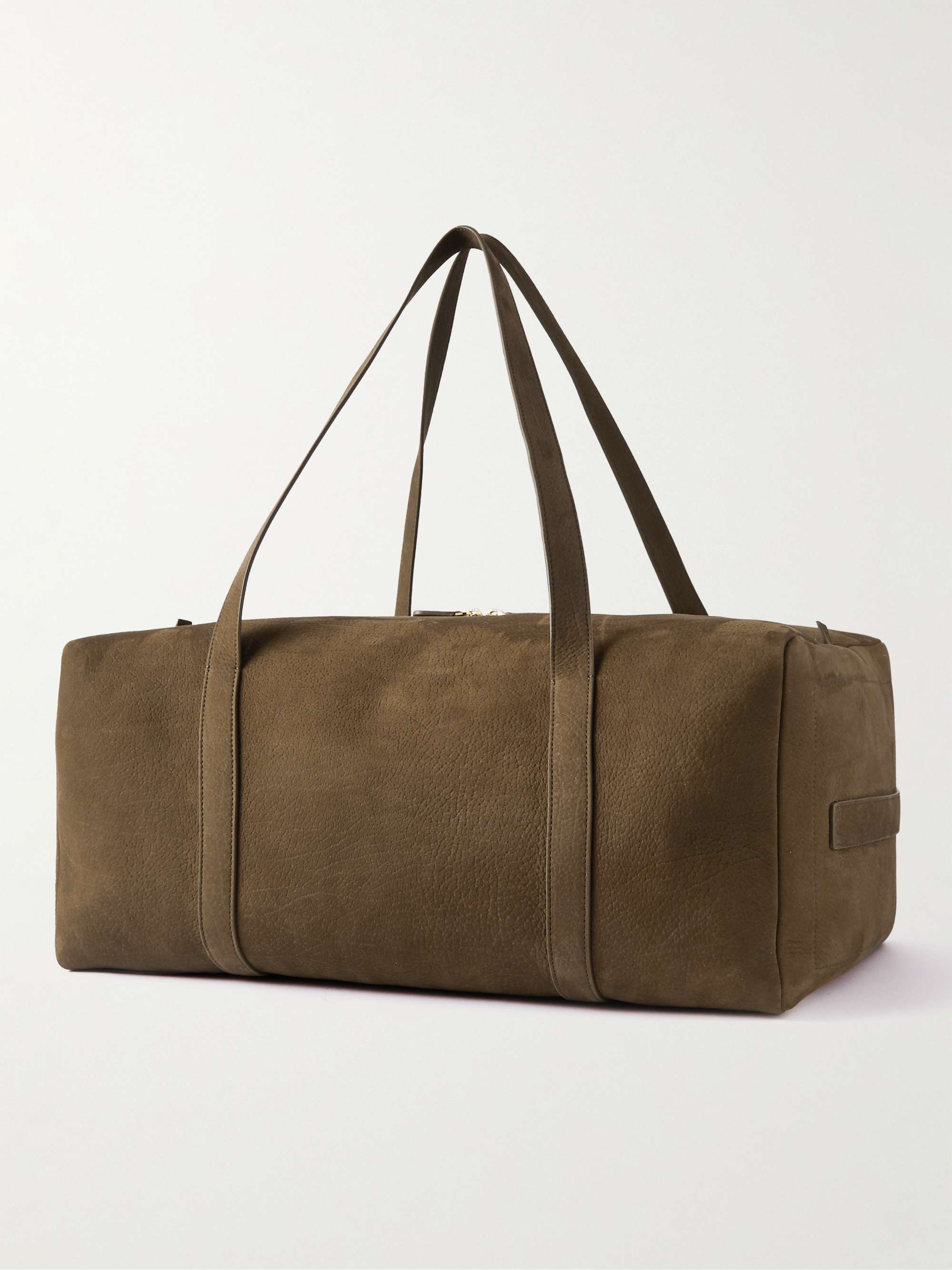 THE ROW Gio Duffle Leather Weekend Bag