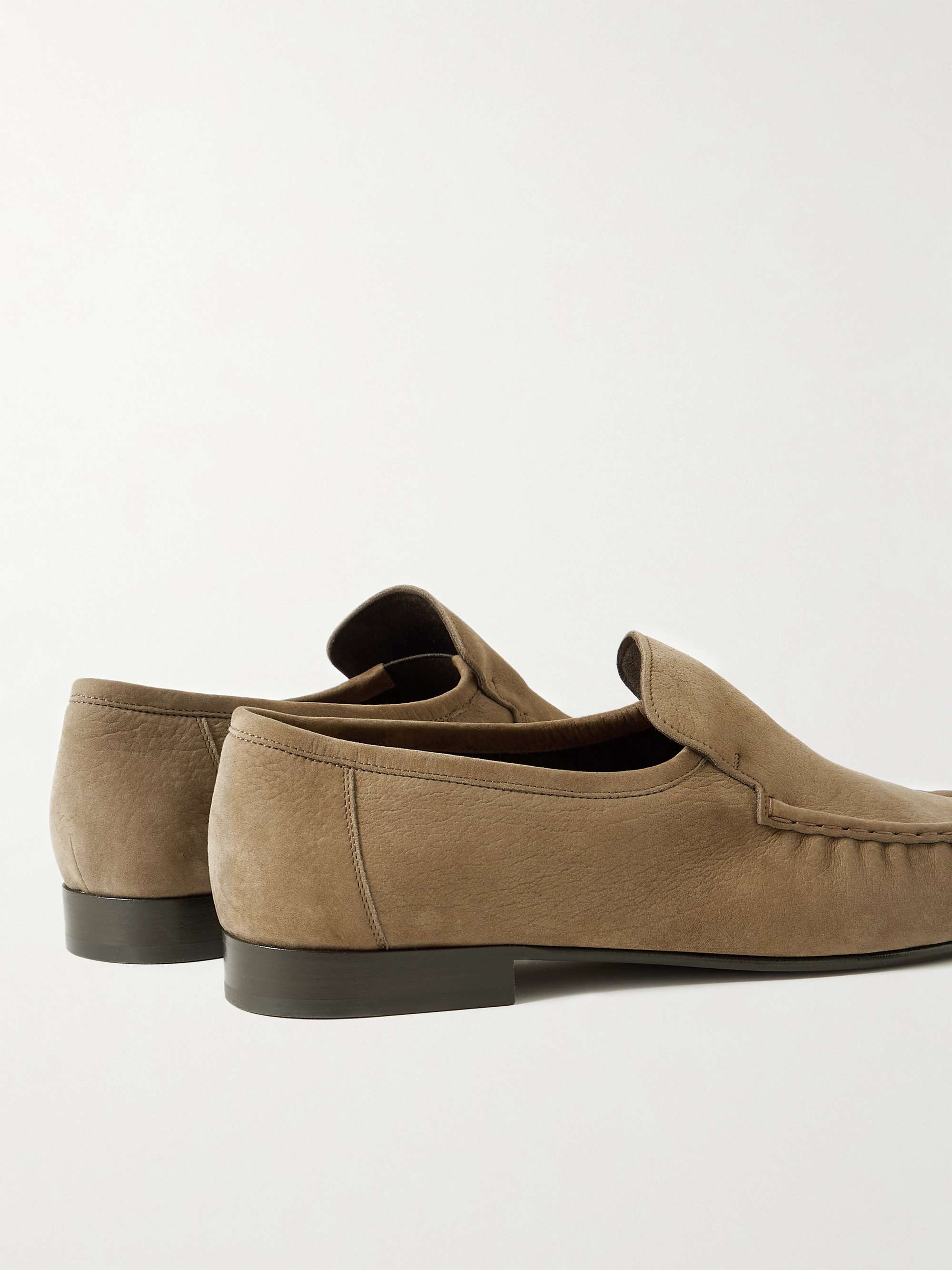 THE ROW Emerson Loafers aus Nubukleder
