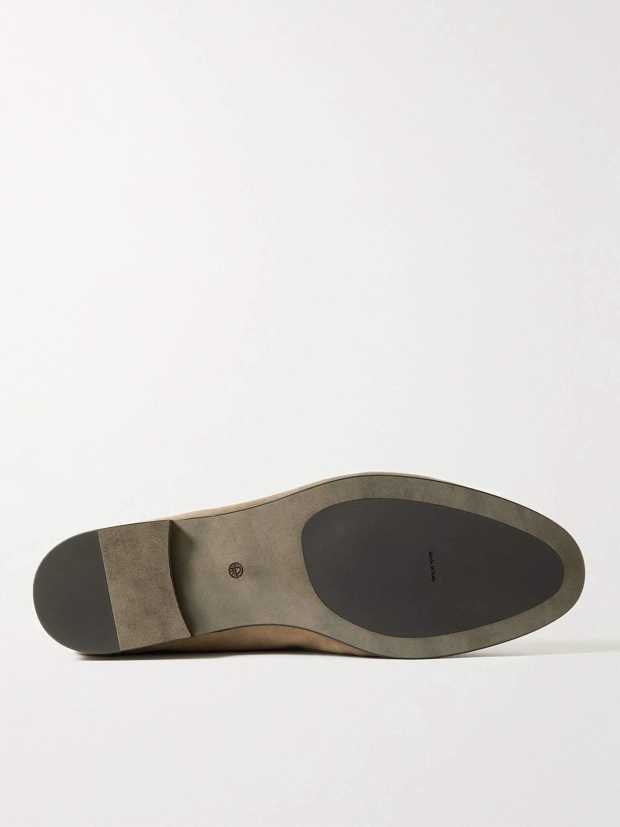 THE ROW Emerson Loafers aus Nubukleder