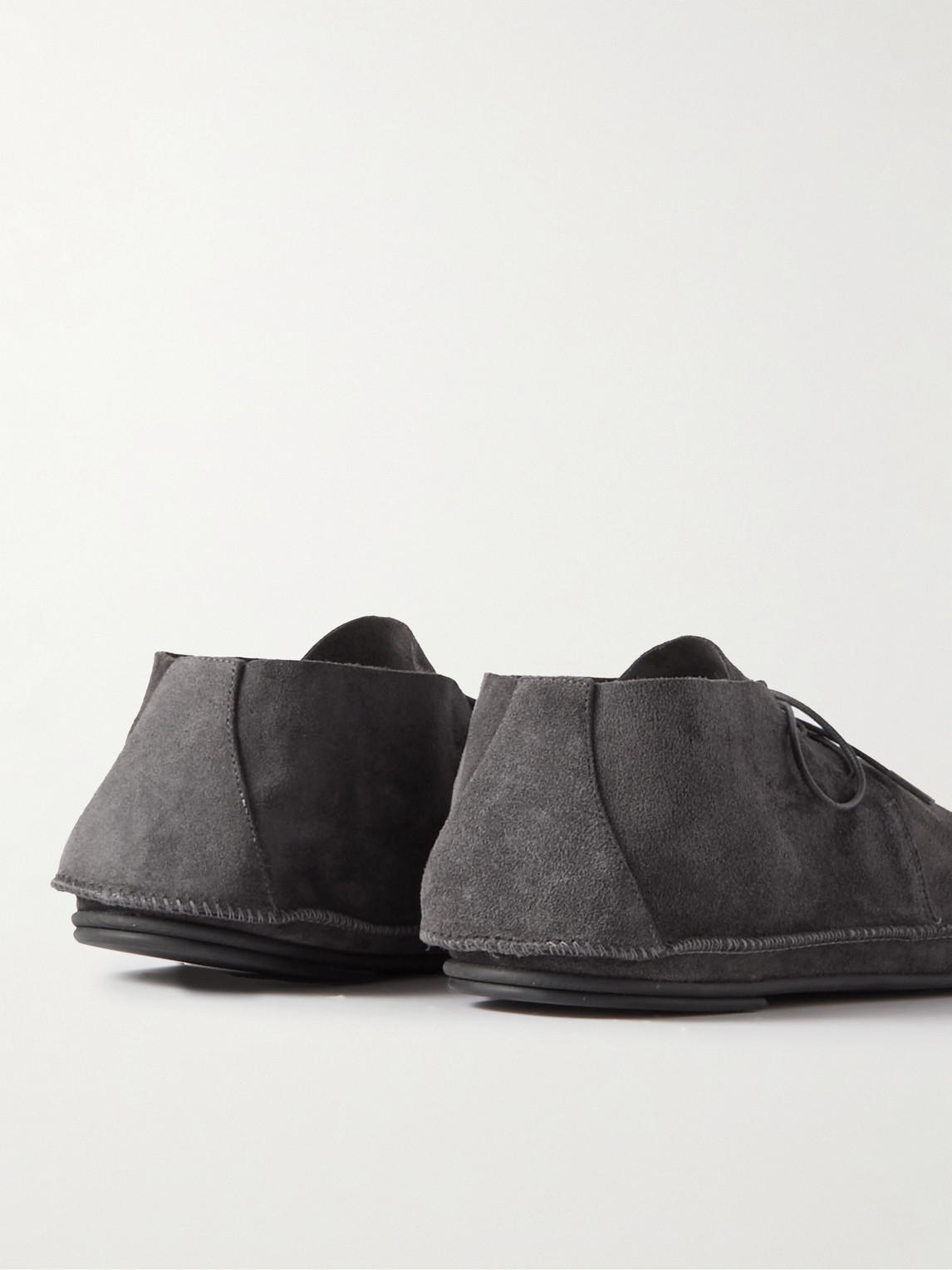 Shop The Row Tyler Suede Chukka Boots In Gray