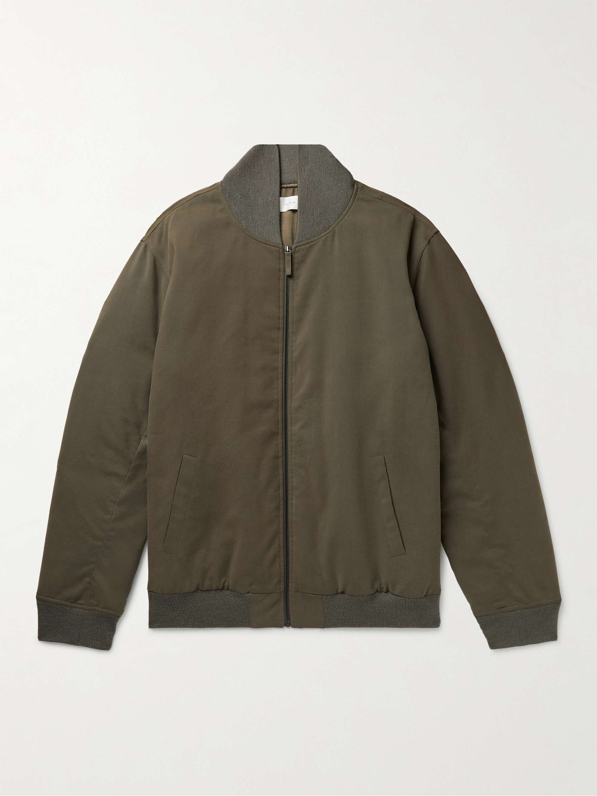 THE ROW Shawn Cotton and Silk-Blend Bomber Jacket for Men | MR PORTER