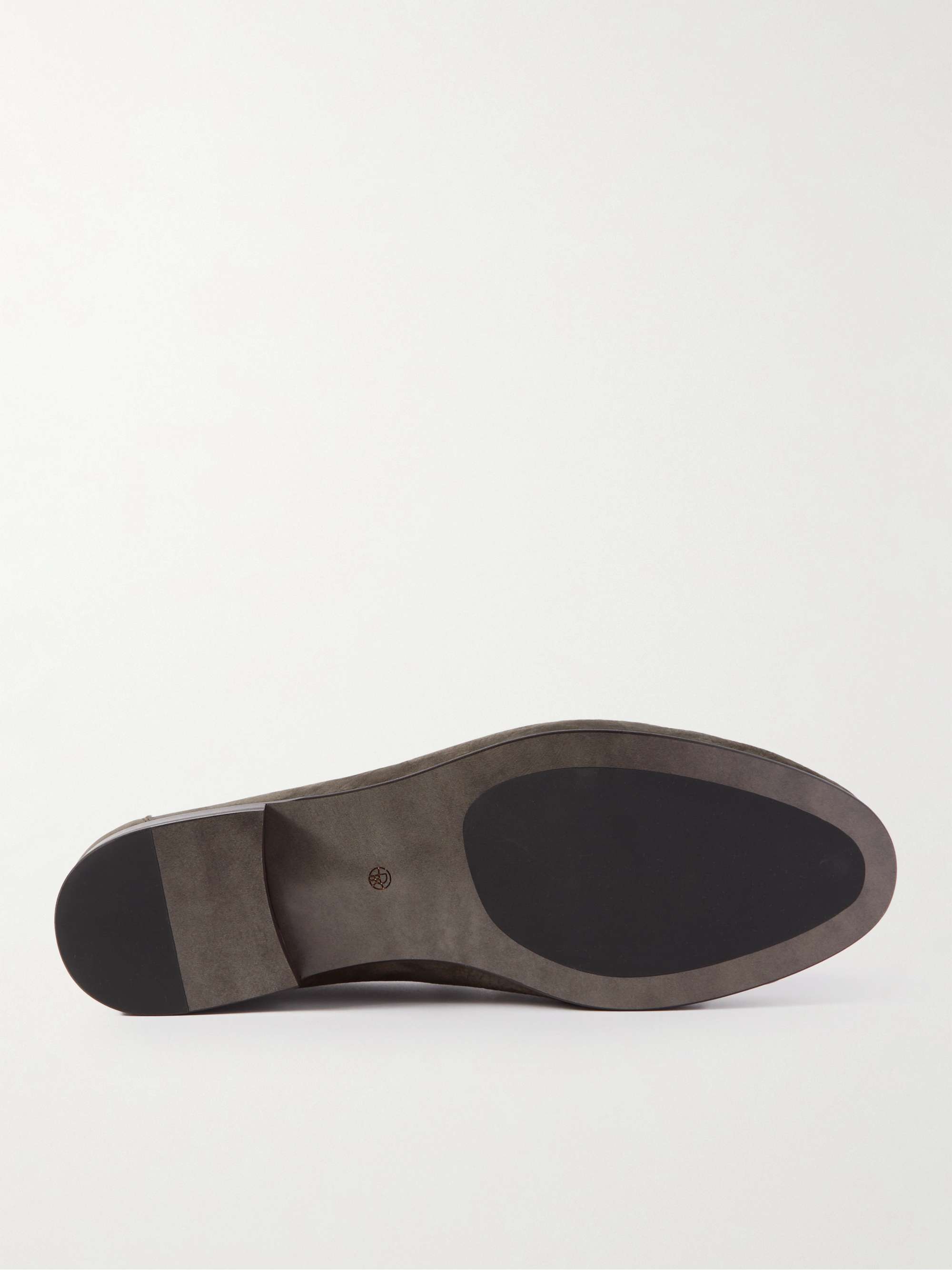 THE ROW Emerson Nubuck Loafers