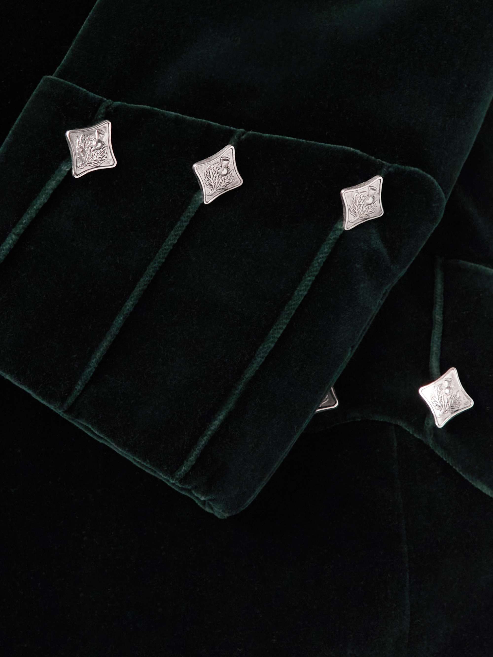 RALPH LAUREN PURPLE LABEL Scottish Cotton-Velvet Tuxedo Jacket