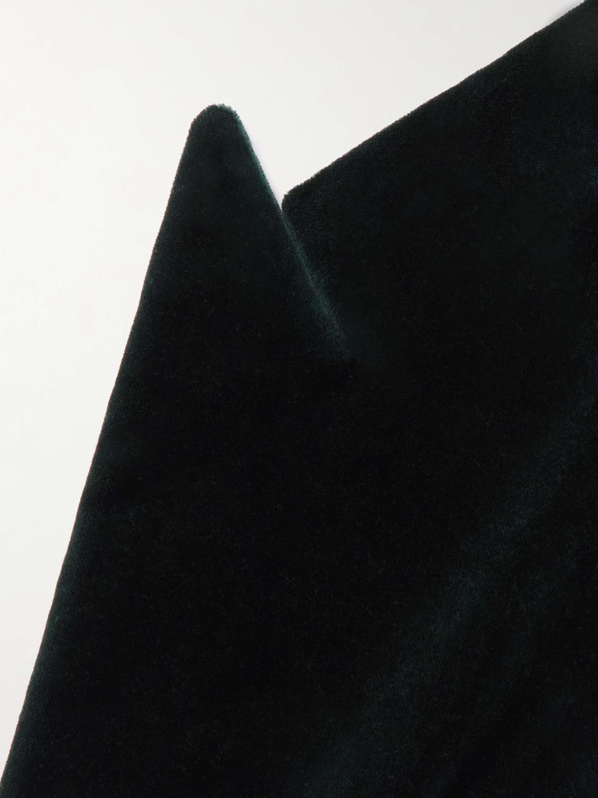 RALPH LAUREN PURPLE LABEL Scottish Cotton-Velvet Tuxedo Jacket