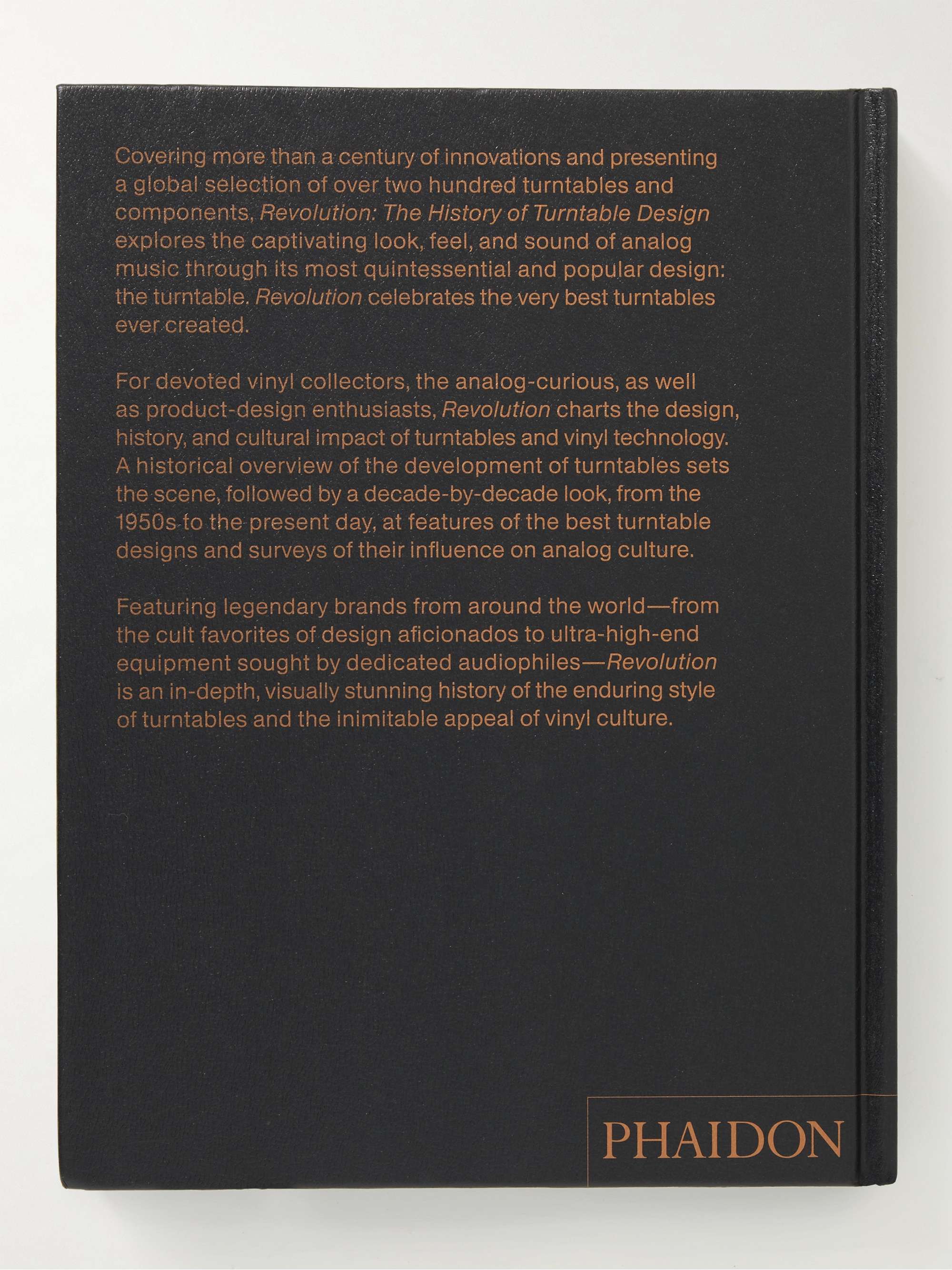 PHAIDON Revolution: The History of Turntable Design Hardcover Book